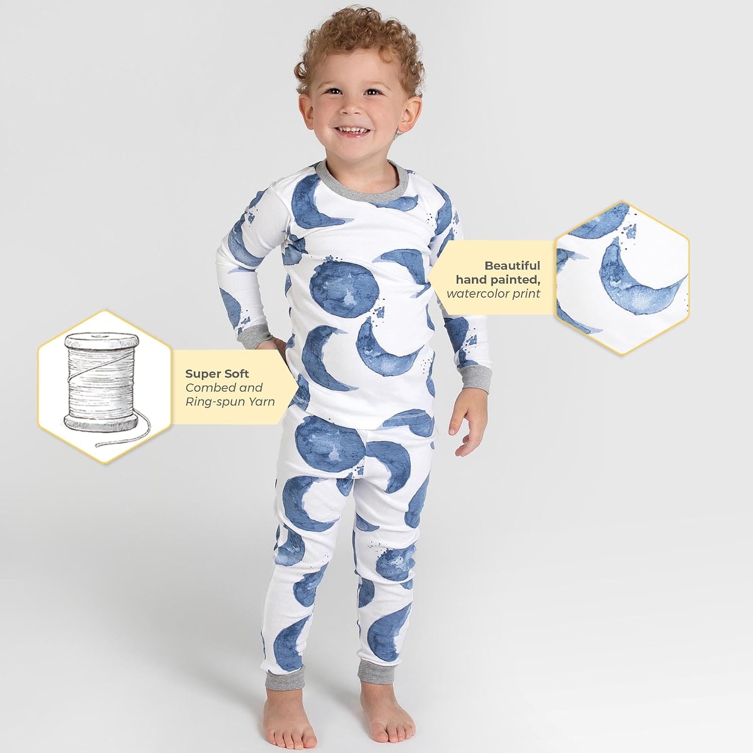 image:imageBurts Bees Baby Organic Cotton Pajamas for Boys 100 Cotton Pajama Set for Toddlers and Kids Soft and Stretchable FabricLearn the Globe