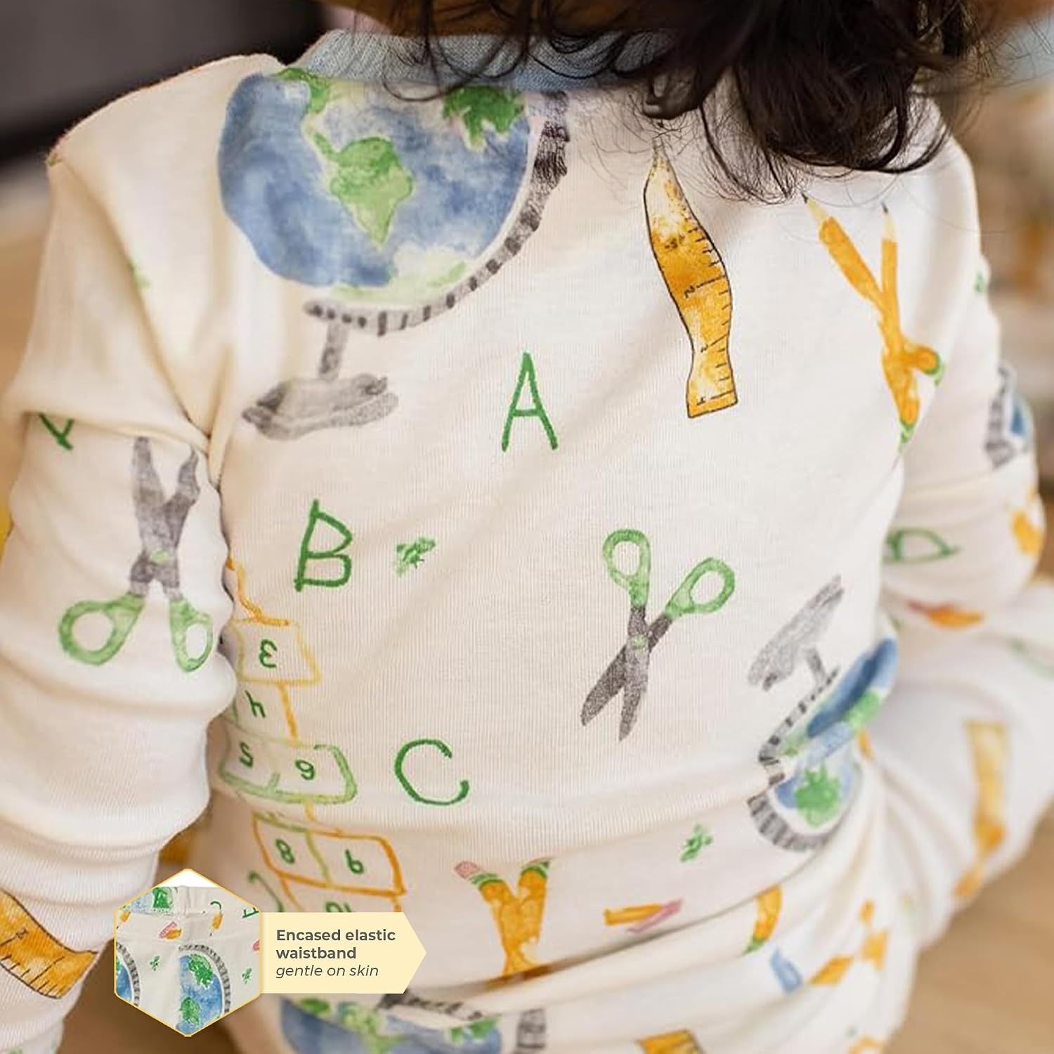 image:imageBurts Bees Baby Organic Cotton Pajamas for Boys 100 Cotton Pajama Set for Toddlers and Kids Soft and Stretchable FabricLearn the Globe