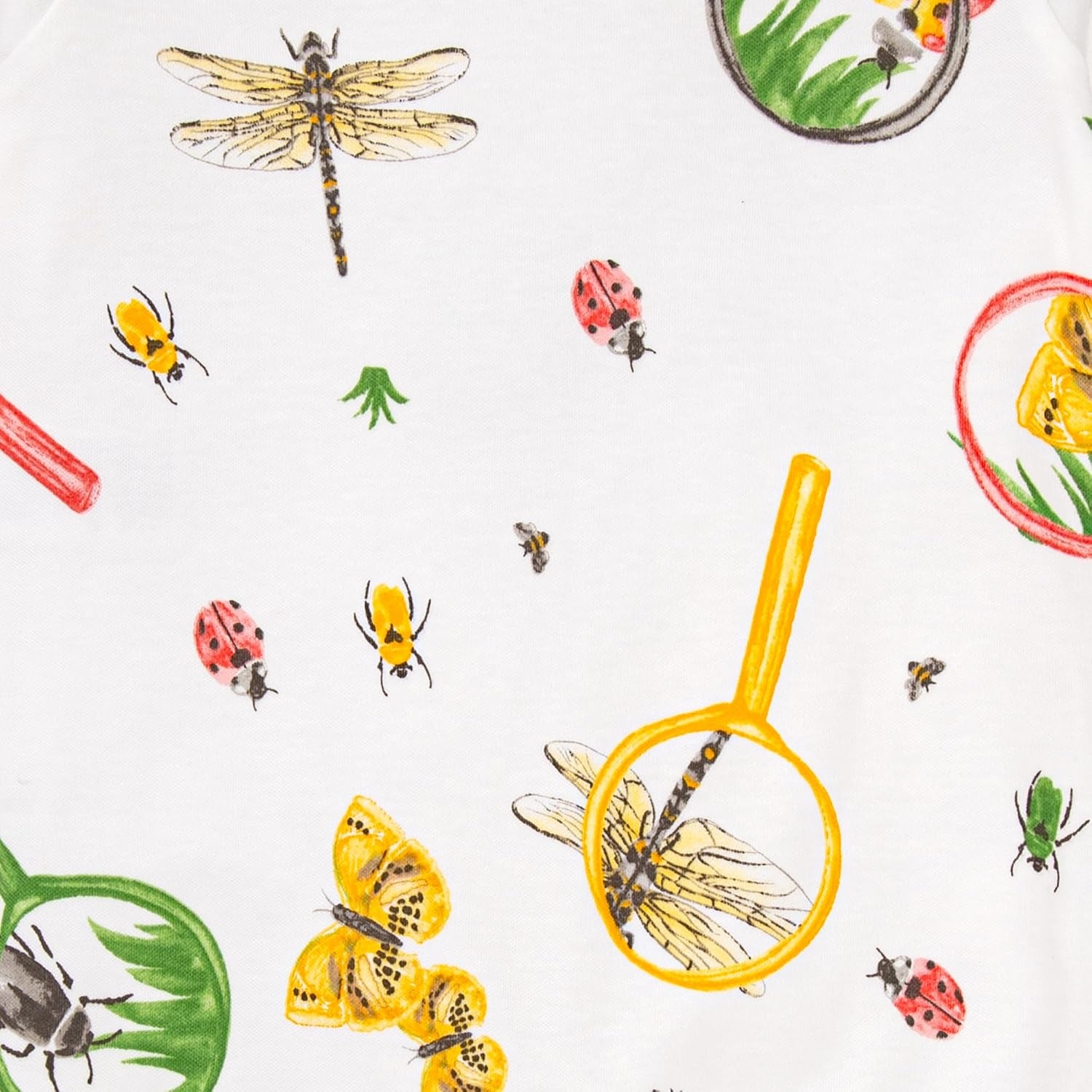 image:imageBurts Bees Baby Organic Cotton Pajamas for Boys 100 Cotton Pajama Set for Toddlers and Kids Soft and Stretchable FabricNature Magnified