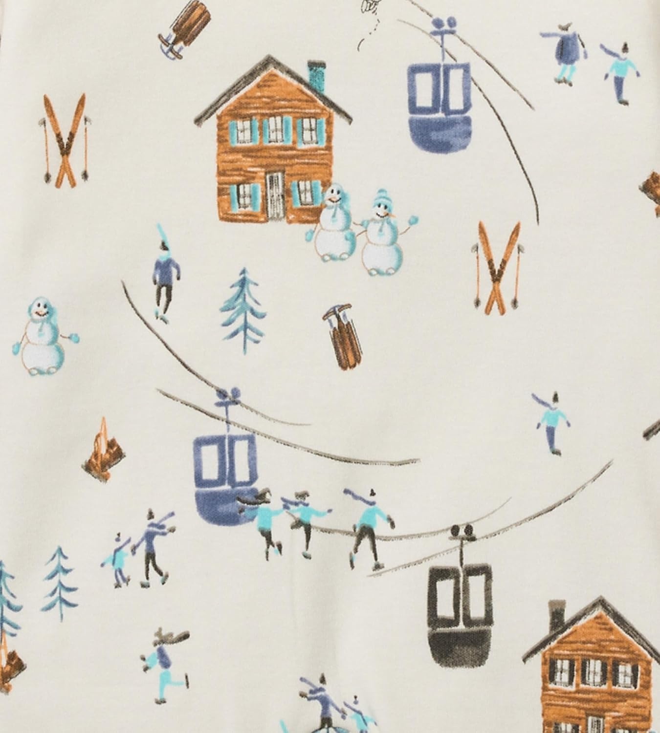 image:imageBurts Bees Baby Organic Cotton Pajamas for Boys 100 Cotton Pajama Set for Toddlers and Kids Soft and Stretchable FabricOut in the Alps