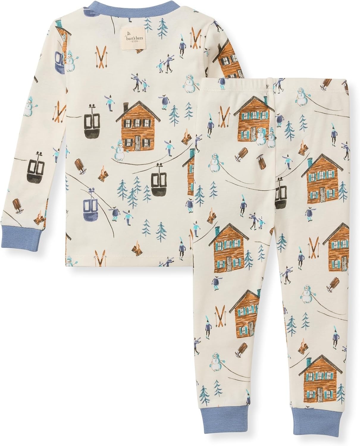image:imageBurts Bees Baby Organic Cotton Pajamas for Boys 100 Cotton Pajama Set for Toddlers and Kids Soft and Stretchable FabricOut in the Alps
