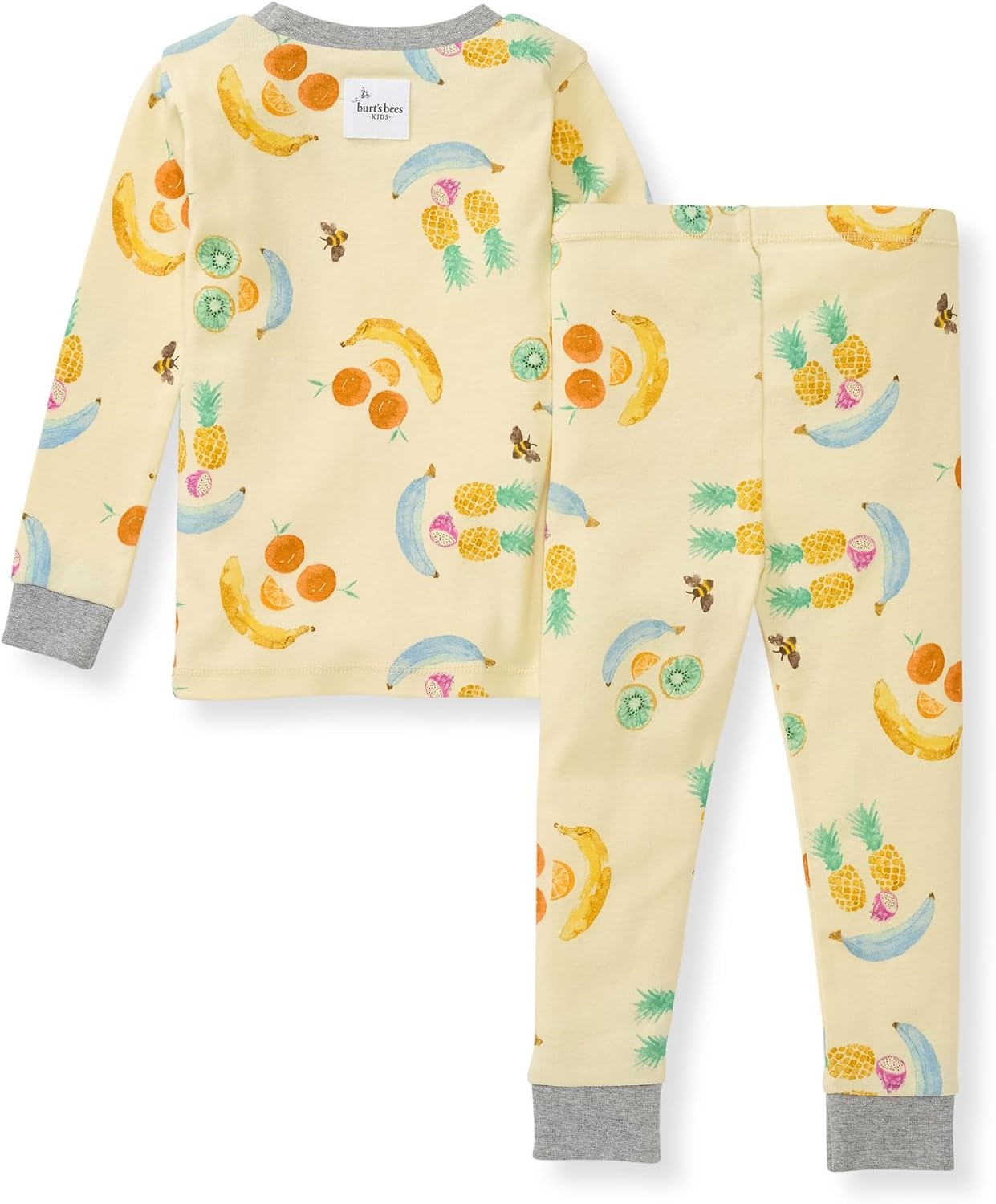 image:imageBurts Bees Baby Organic Cotton Pajamas for Boys 100 Cotton Pajama Set for Toddlers and Kids Soft and Stretchable FabricPlay With Your Food