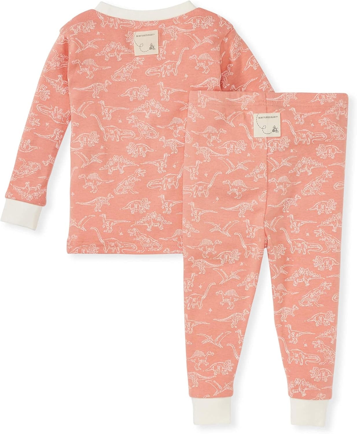 image:imageBurts Bees Baby Organic Cotton Pajamas for Boys 100 Cotton Pajama Set for Toddlers and Kids Soft and Stretchable FabricStorybook Saurus