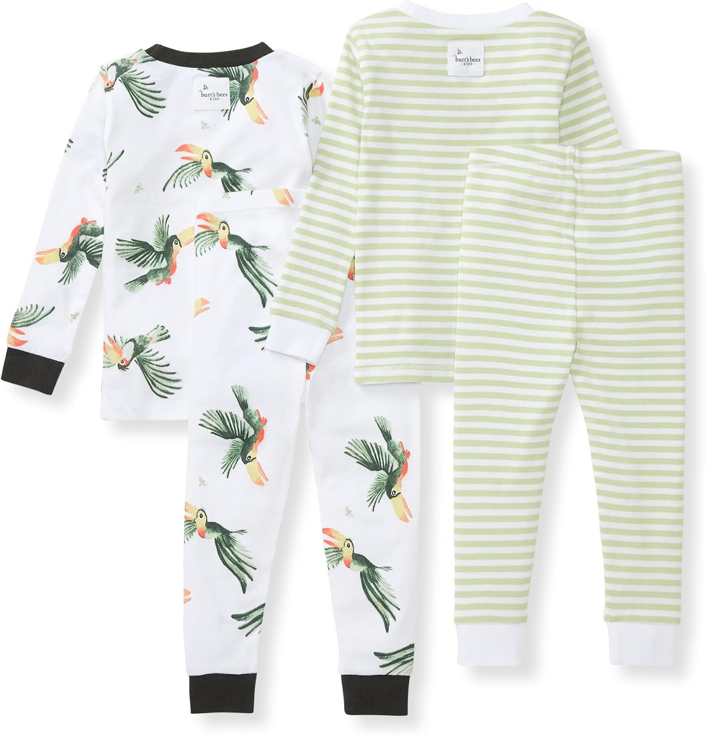 image:imageBurts Bees Baby Organic Cotton Pajamas for Boys 100 Cotton Pajama Set for Toddlers and Kids Soft and Stretchable FabricToucan