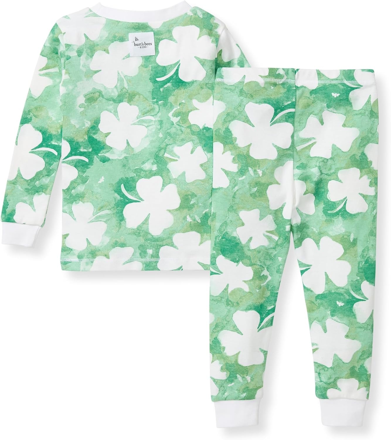 image:imageBurts Bees Baby Organic Cotton Pajamas for Girls 100 Cotton Pajama Set for Toddlers and Kids Soft and Stretchable FabricArtsy Clover