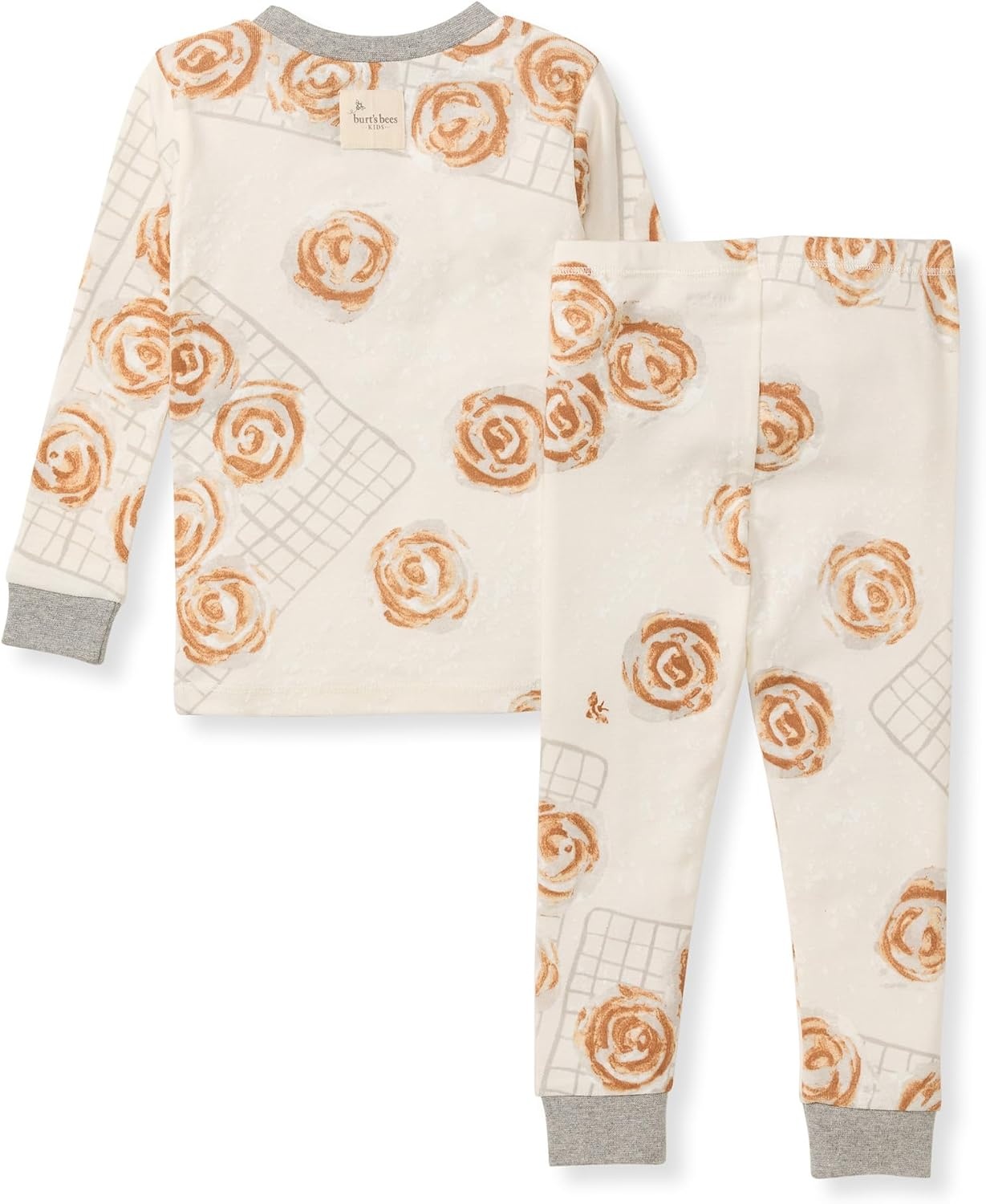 image:imageBurts Bees Baby Organic Cotton Pajamas for Girls 100 Cotton Pajama Set for Toddlers and Kids Soft and Stretchable FabricGooey Cinnamon Rolls