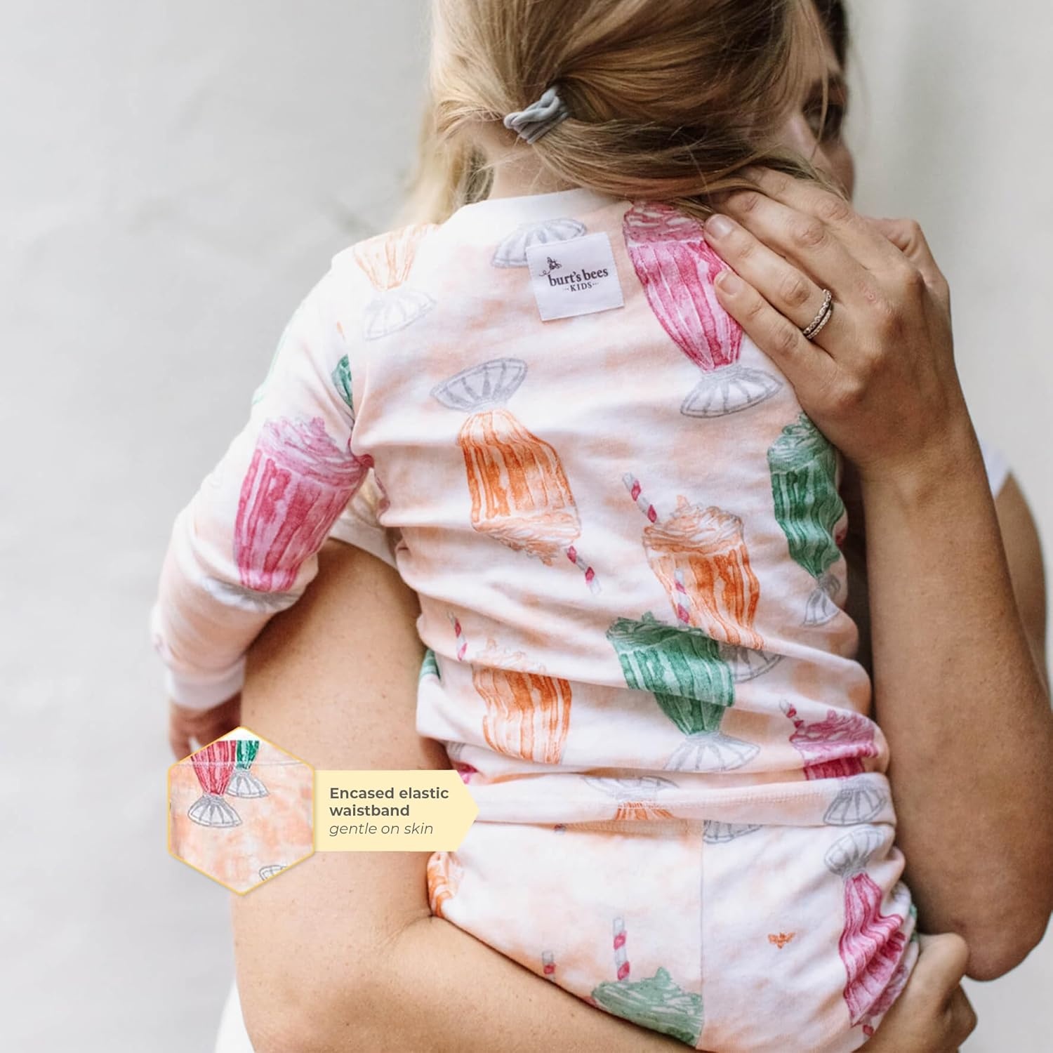 image:imageBurts Bees Baby Organic Cotton Pajamas for Girls 100 Cotton Pajama Set for Toddlers and Kids Soft and Stretchable FabricOrange Crush
