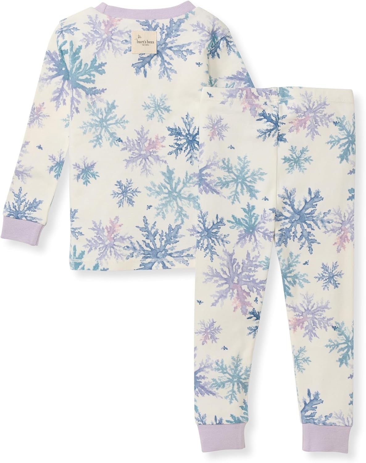 image:imageBurts Bees Baby Organic Cotton Pajamas for Girls 100 Cotton Pajama Set for Toddlers and Kids Soft and Stretchable FabricSnowflake Flurries