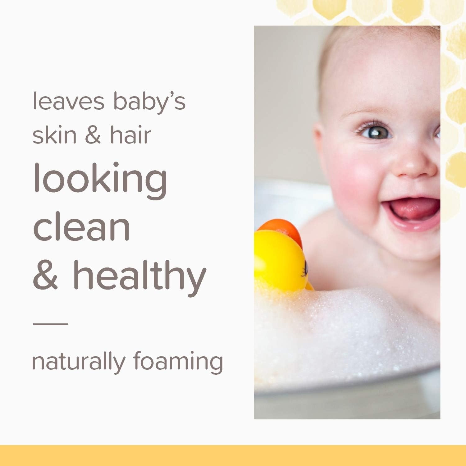 image:imageBurts Bees Baby Shampoo amp Wash Original 21 Ounces Pack of 3