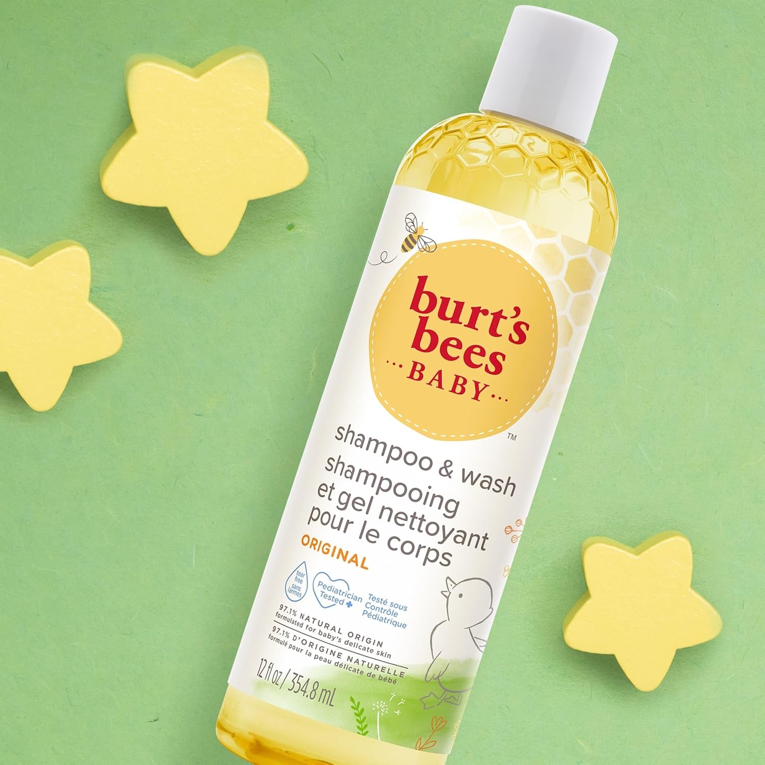 image:imageBurts Bees Baby Shampoo amp Wash Tear Free Soap Baby Care Original12 Ounce Pack of 3