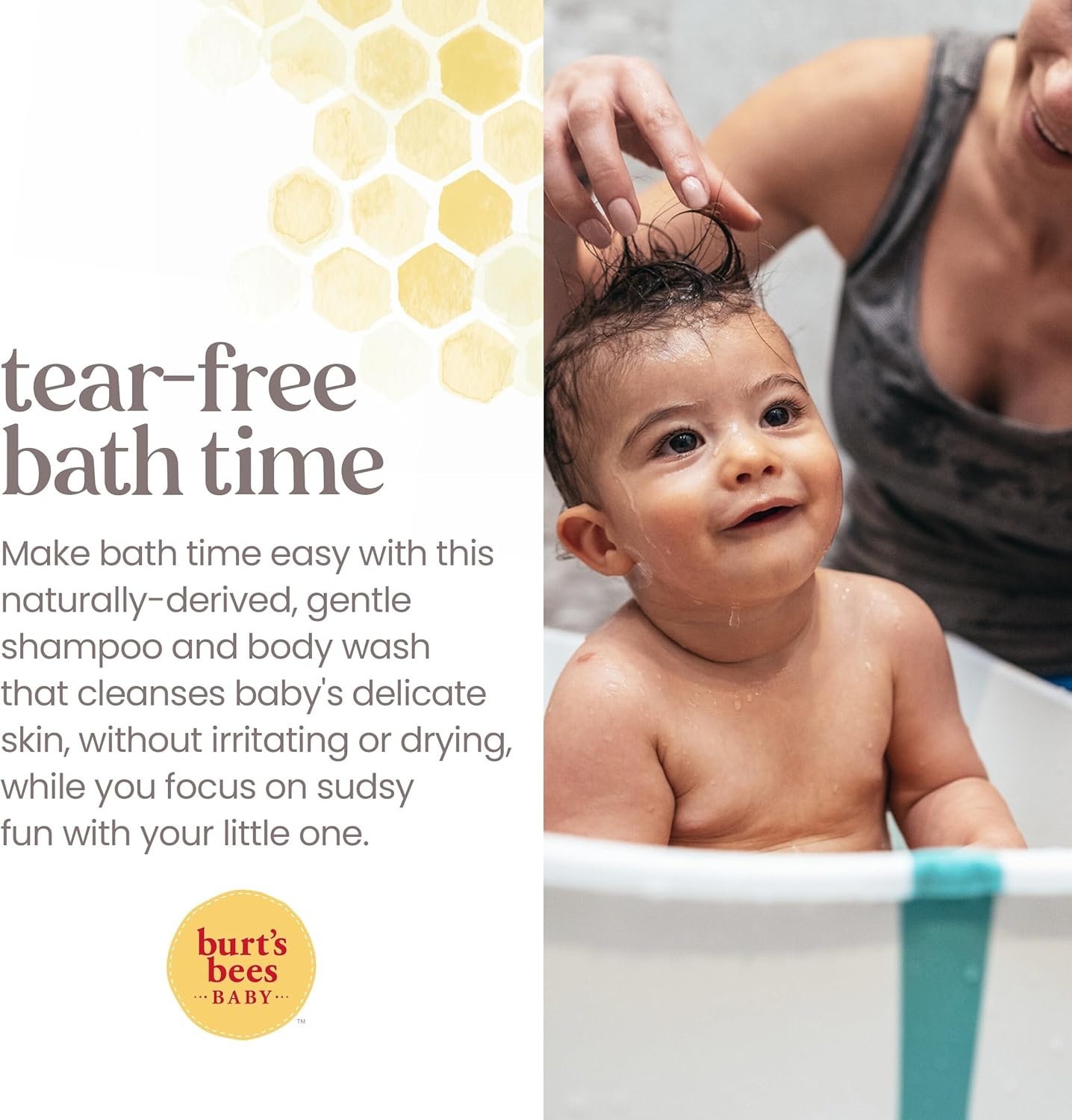 image:imageBurts Bees Baby Shampoo amp Wash Tear Free Soap Baby Care Original12 Ounce Pack of 3