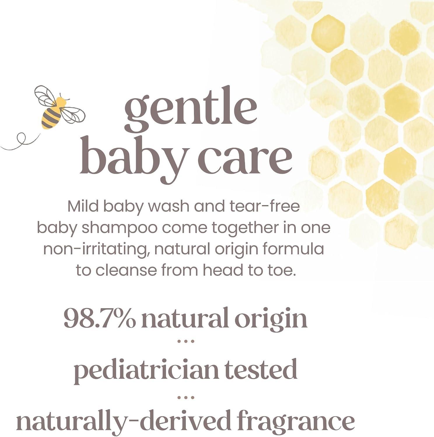 image:imageBurts Bees Baby Shampoo amp Wash Tear Free Soap Baby Care Original12 Ounce Pack of 3