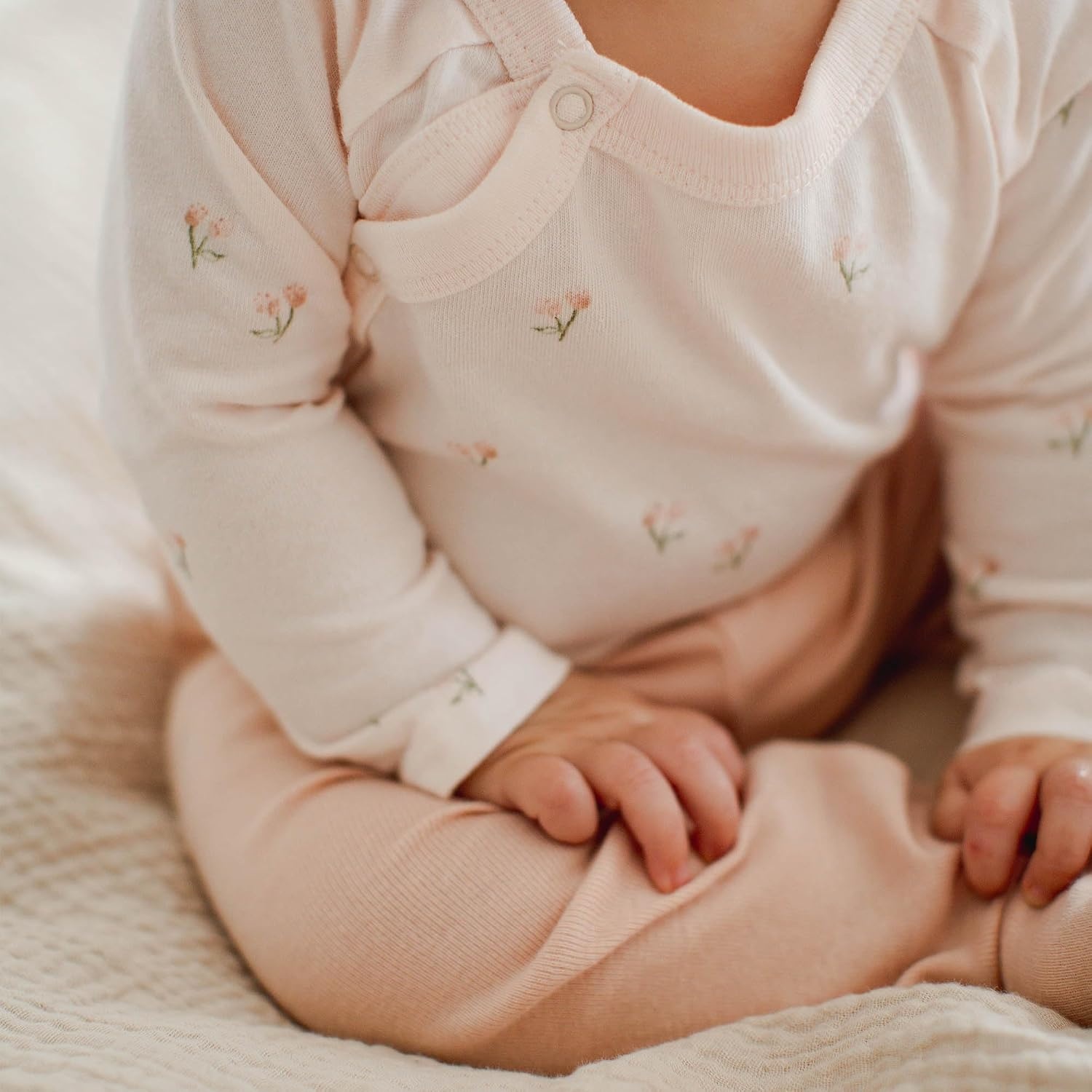 image:imageBurts Bees Baby Unisex 3Piece Bodysuit and Pant Set 100 Organic Cotton Infant OutfitDitsy Floret
