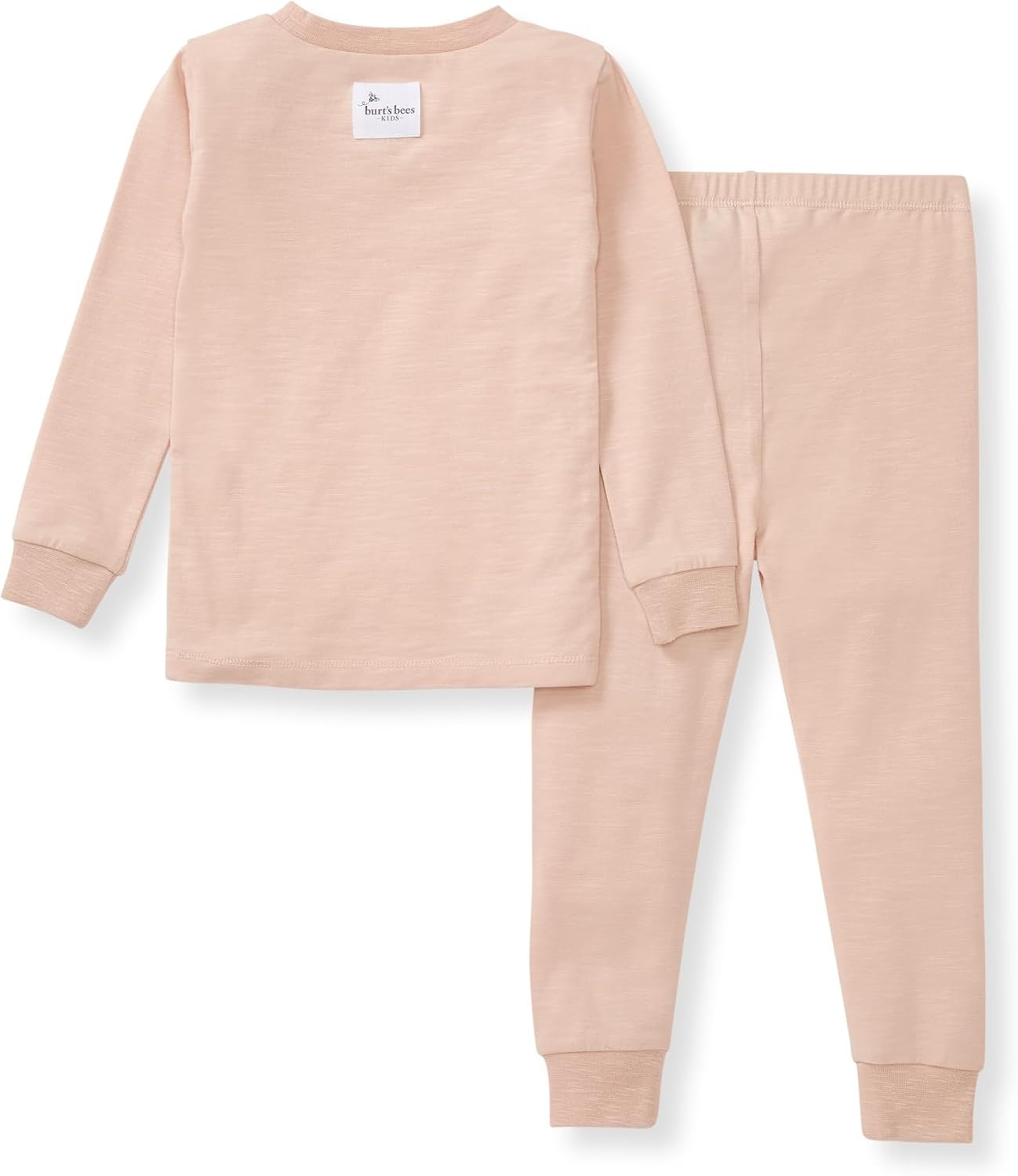 image:imageBurts Bees Baby Unisex Baby Honeysoft Pajamas Tee and Pant 2Piece PJ Set Soft Organic Cotton amp Lyocell BlendApple Jersey Slub