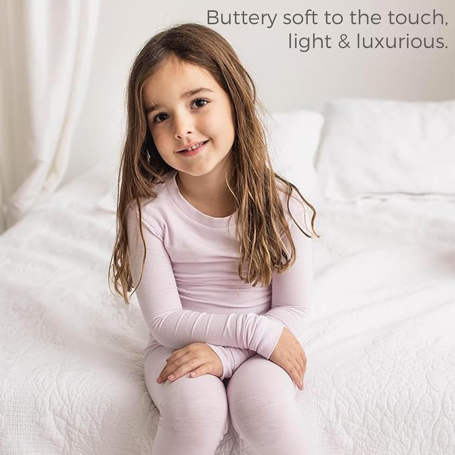 image:imageBurts Bees Baby Unisex Baby Honeysoft Pajamas Tee and Pant 2Piece PJ Set Soft Organic Cotton amp Lyocell BlendLavender Jersey Slub