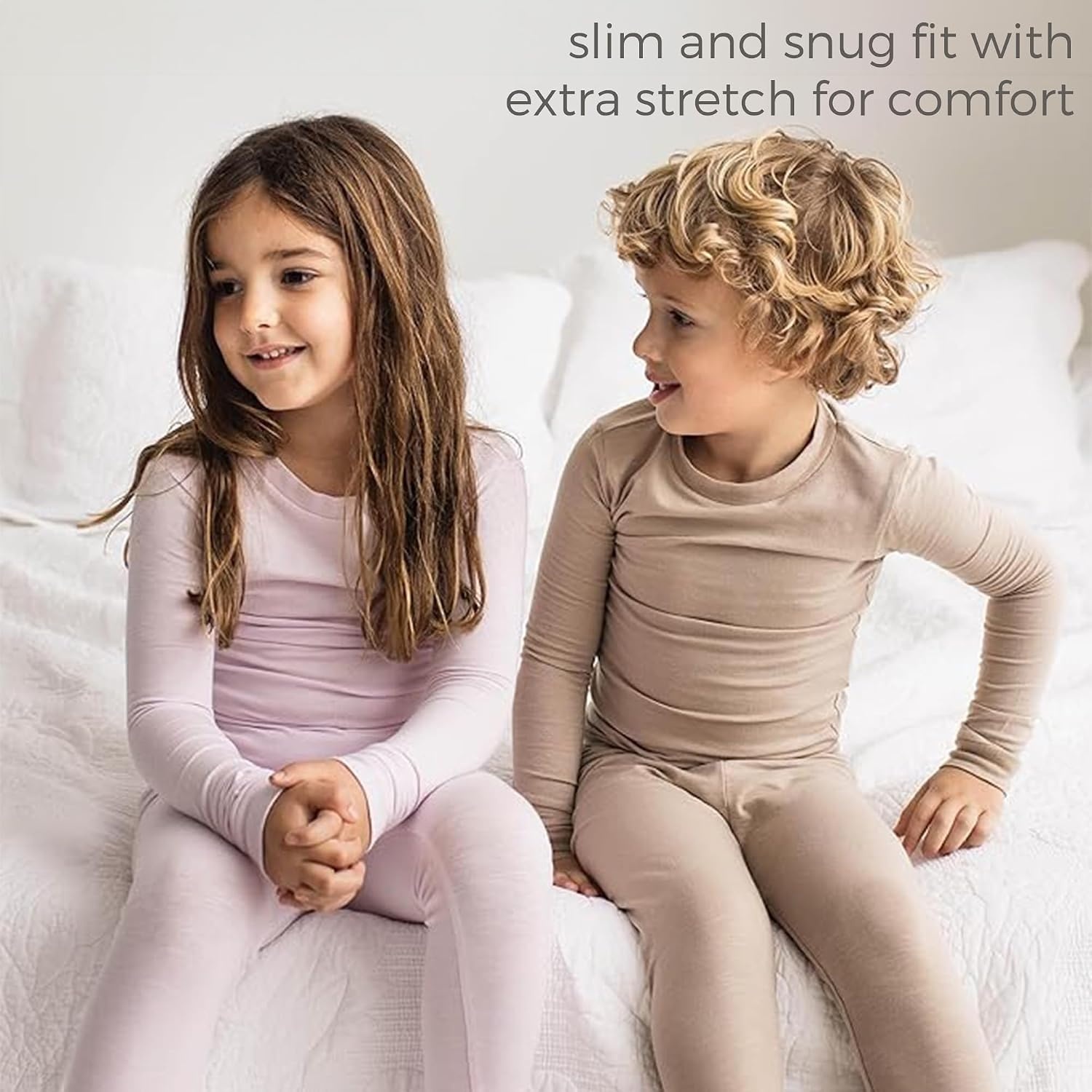 image:imageBurts Bees Baby Unisex Baby Honeysoft Pajamas Tee and Pant 2Piece PJ Set Soft Organic Cotton amp Lyocell BlendLavender Jersey Slub