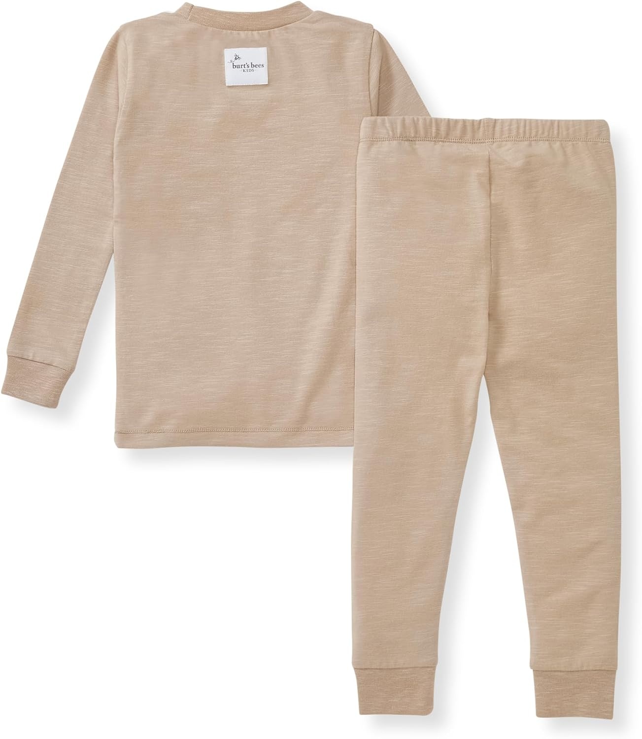 image:imageBurts Bees Baby Unisex Baby Honeysoft Pajamas Tee and Pant 2Piece PJ Set Soft Organic Cotton amp Lyocell BlendNeutral Jersey Slub