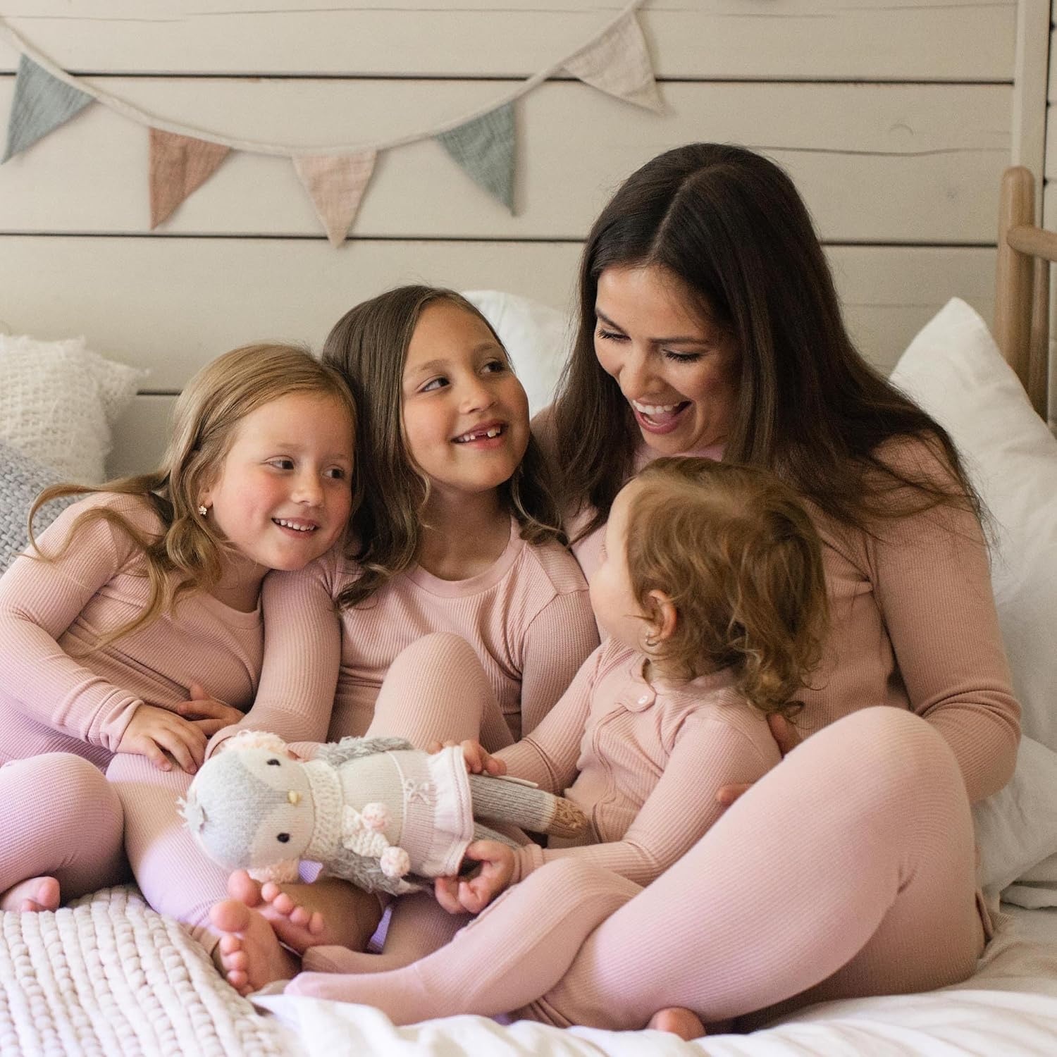image:imageBurts Bees Baby Unisex Baby Honeysoft Pajamas Tee and Pant 2Piece PJ Set Soft Organic Cotton amp Lyocell BlendPersian Rose Thermal