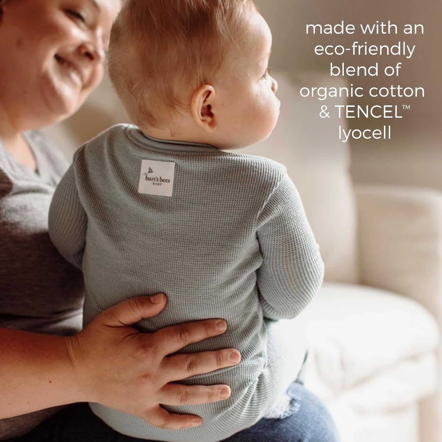 image:imageBurts Bees Baby Unisex Baby Sleeper Honeysoft Pajamas OnePiece Zipup footie PJ Soft Organic Cotton amp Lyocell Blend