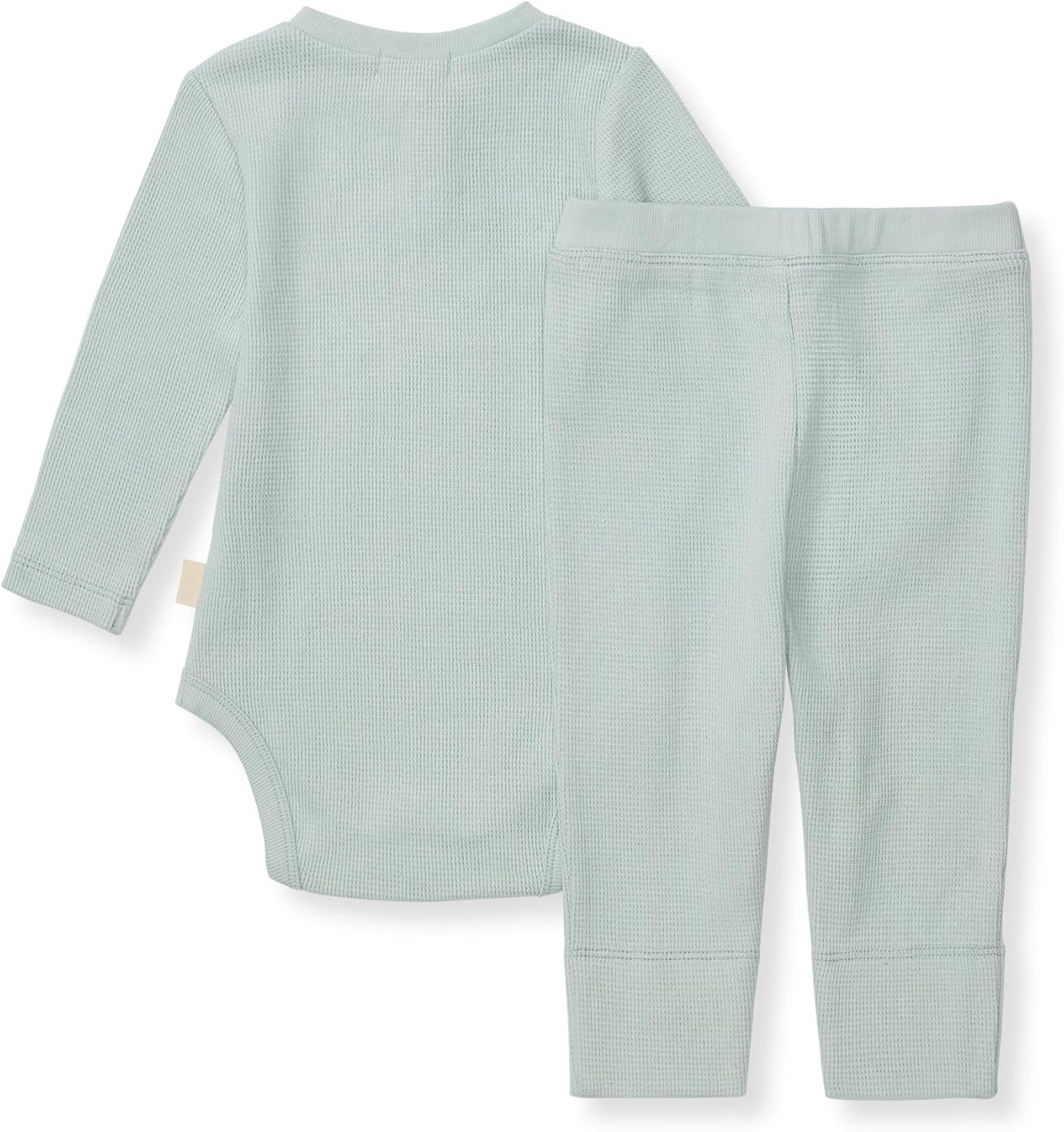 image:imageBurts Bees Baby Unisex Bodysuit and Pant Set 100 Organic CottonCloud Thermal