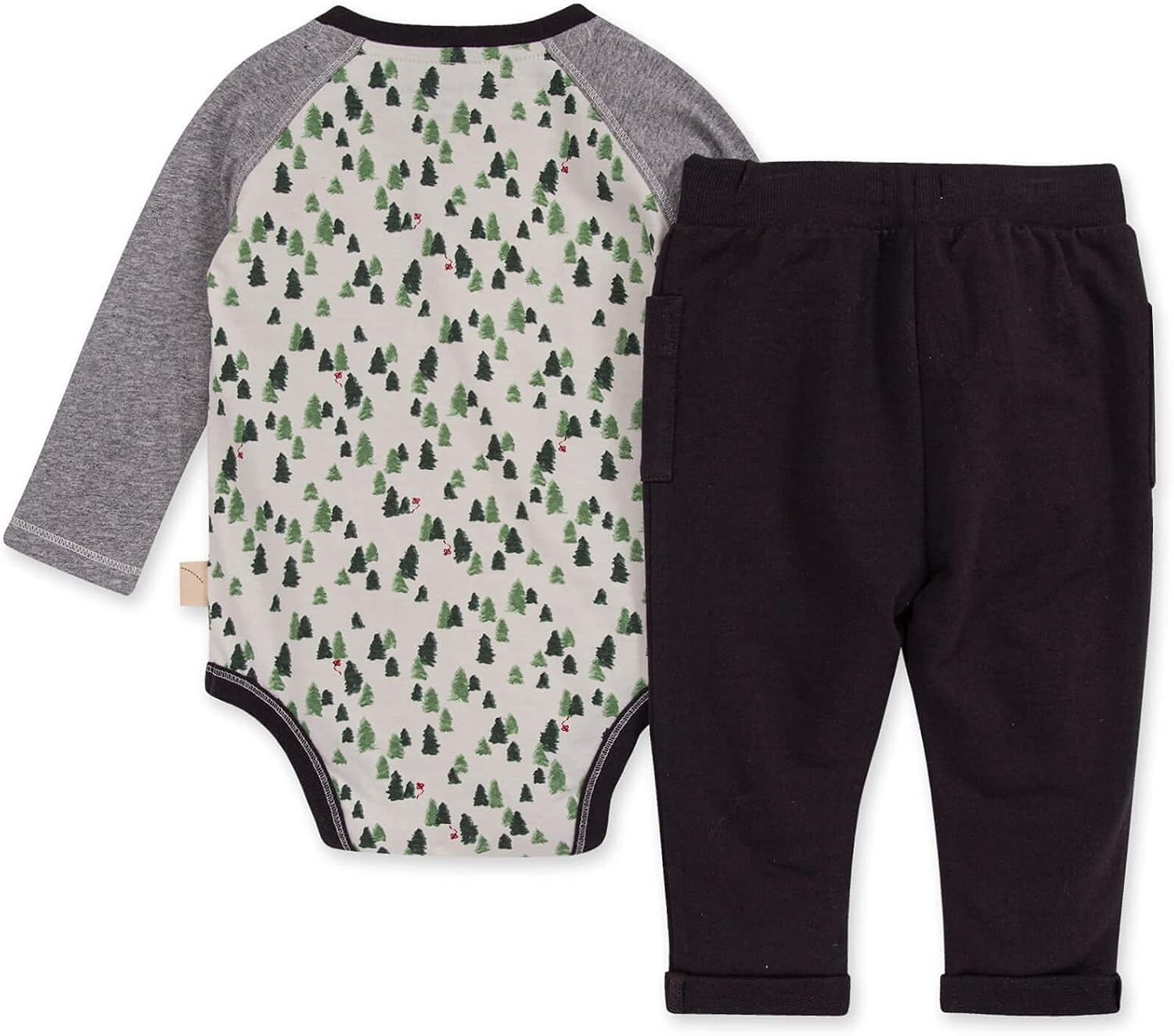 image:imageBurts Bees Baby Unisex Bodysuit and Pant Set 100 Organic CottonGrowing Pines