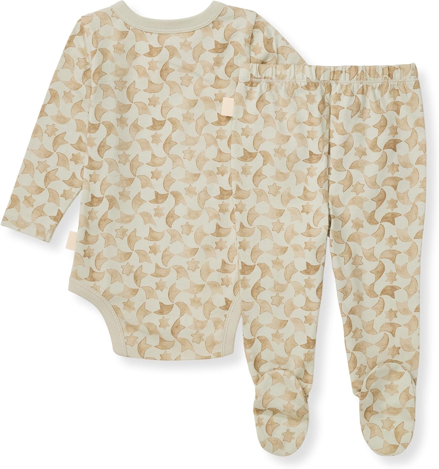 image:imageBurts Bees Baby Unisex Bodysuit and Pant Set 100 Organic CottonHint of Green