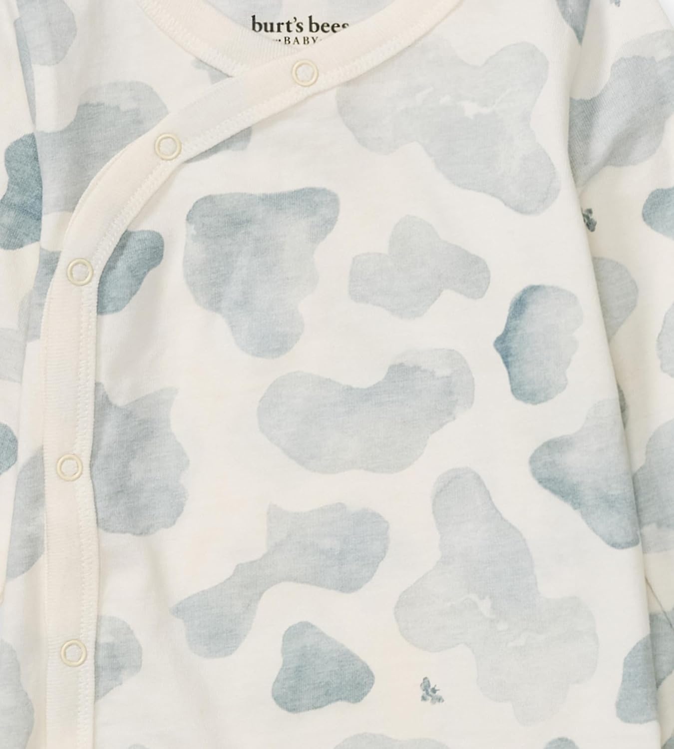 image:imageBurts Bees Baby Unisex Bodysuit and Pant Set 100 Organic CottonMuted Blue