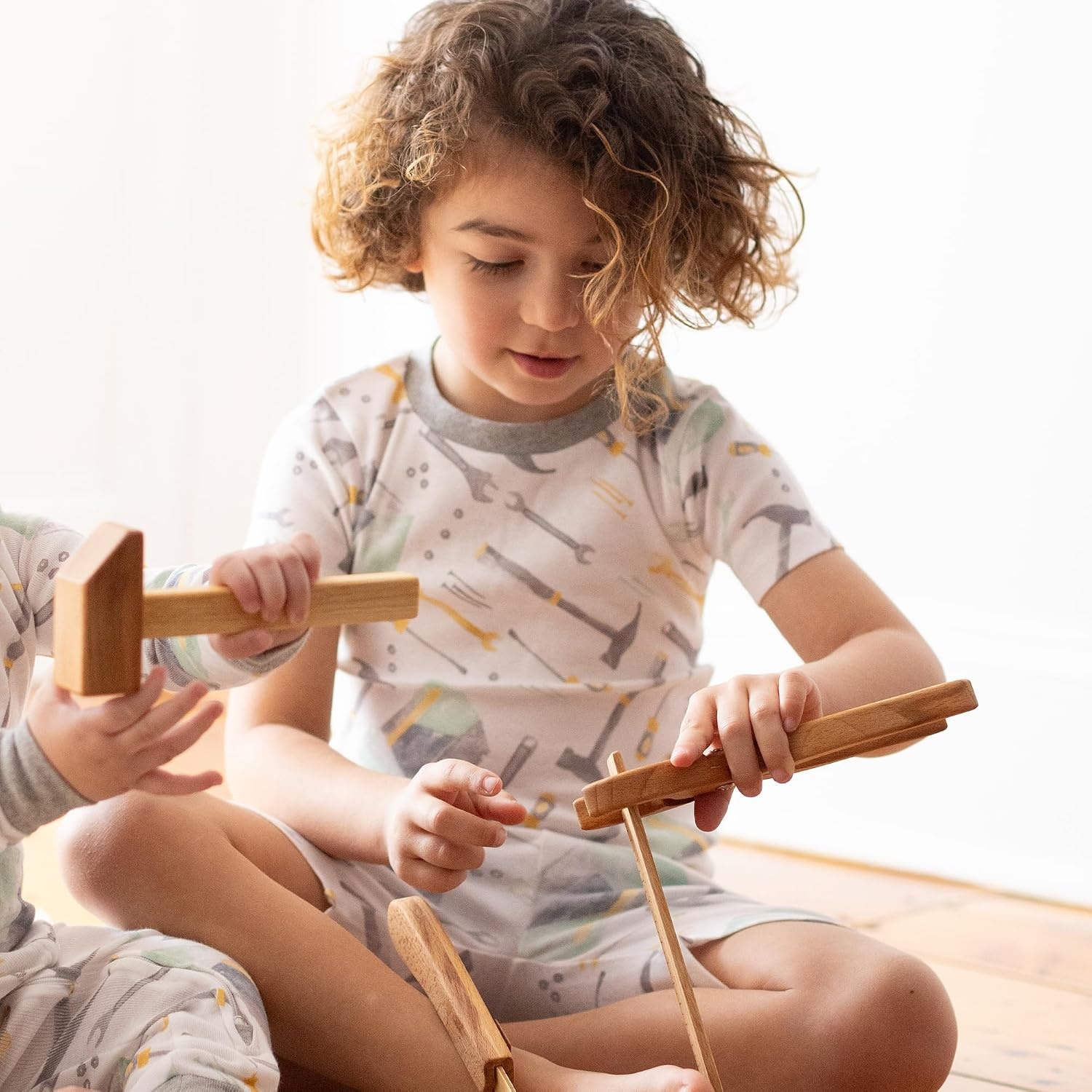 image:imageBurts Bees Baby Unisex Cotton Pajamas 2Piece Short Sleeve Tee amp ShortsTool Box