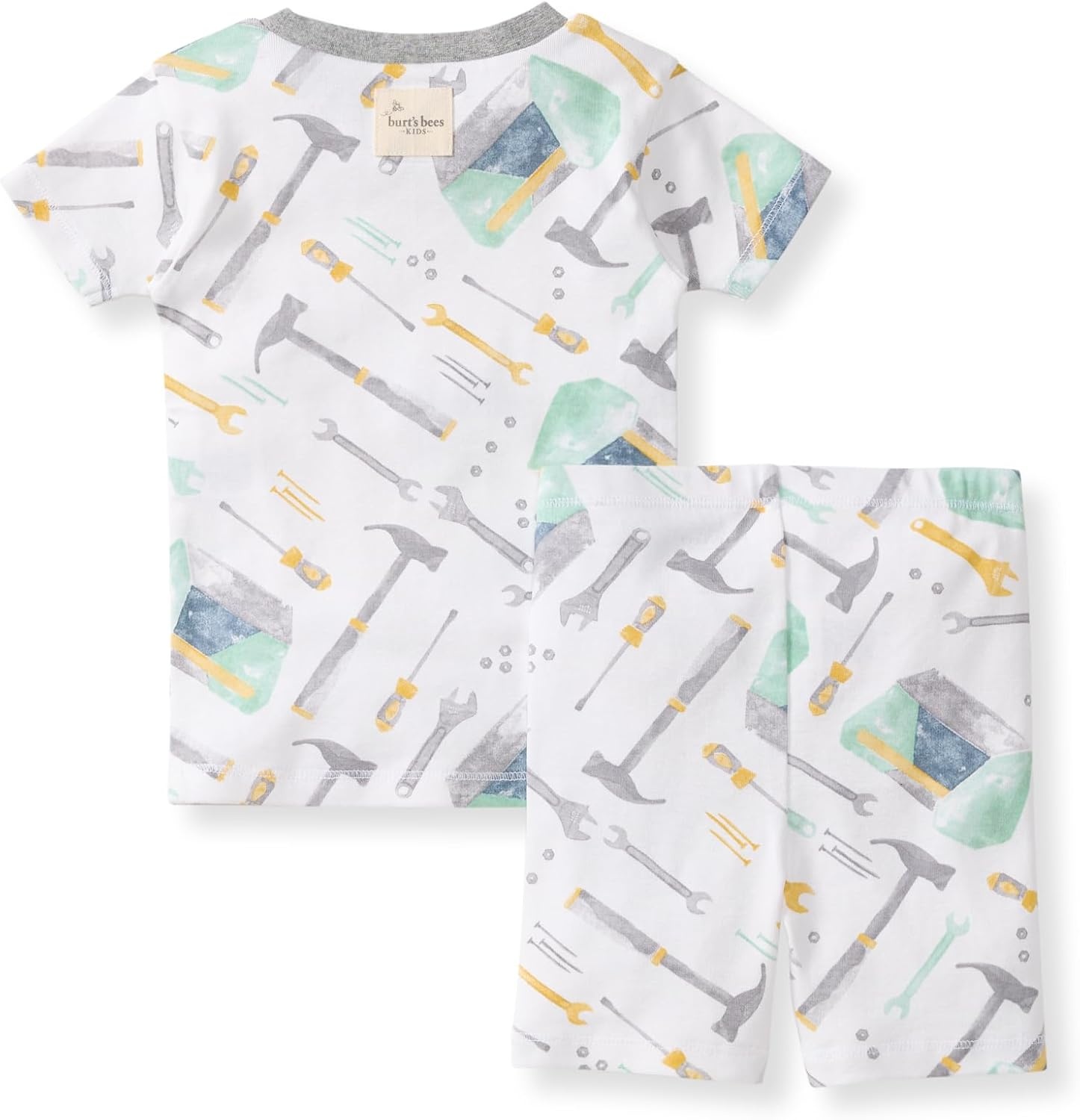 image:imageBurts Bees Baby Unisex Cotton Pajamas 2Piece Short Sleeve Tee amp ShortsTool Box