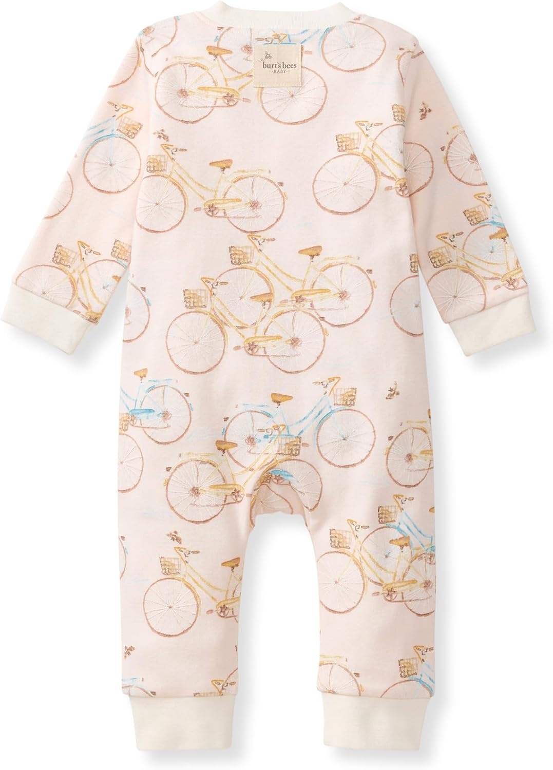 image:imageBurts Bees Baby Unisex Sleep and Play Pajama Footless OnePiece Zipper PJ 100 Organic Cotton Loose Fit Footie PajamasBicycles