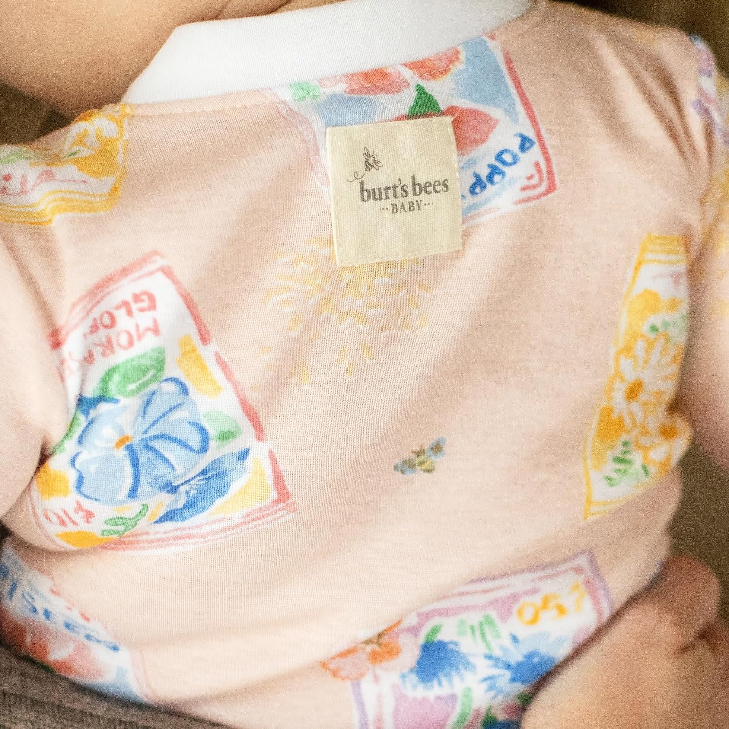 image:imageBurts Bees Baby Unisex Sleep and Play Pajama Footless OnePiece Zipper PJ 100 Organic Cotton Loose Fit Footie PajamasFlower Seeds