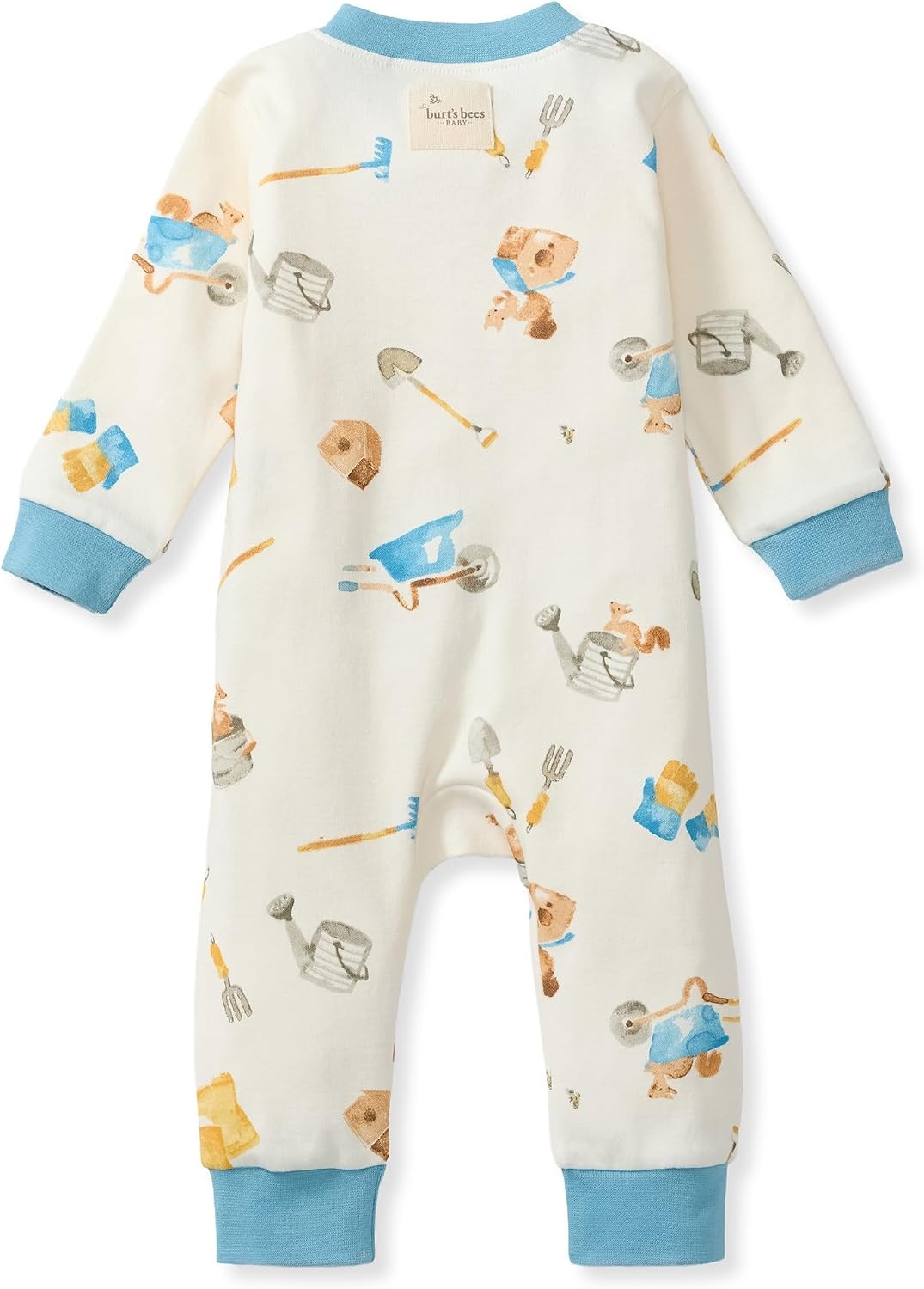 image:imageBurts Bees Baby Unisex Sleep and Play Pajama Footless OnePiece Zipper PJ 100 Organic Cotton Loose Fit Footie PajamasGarden Chores