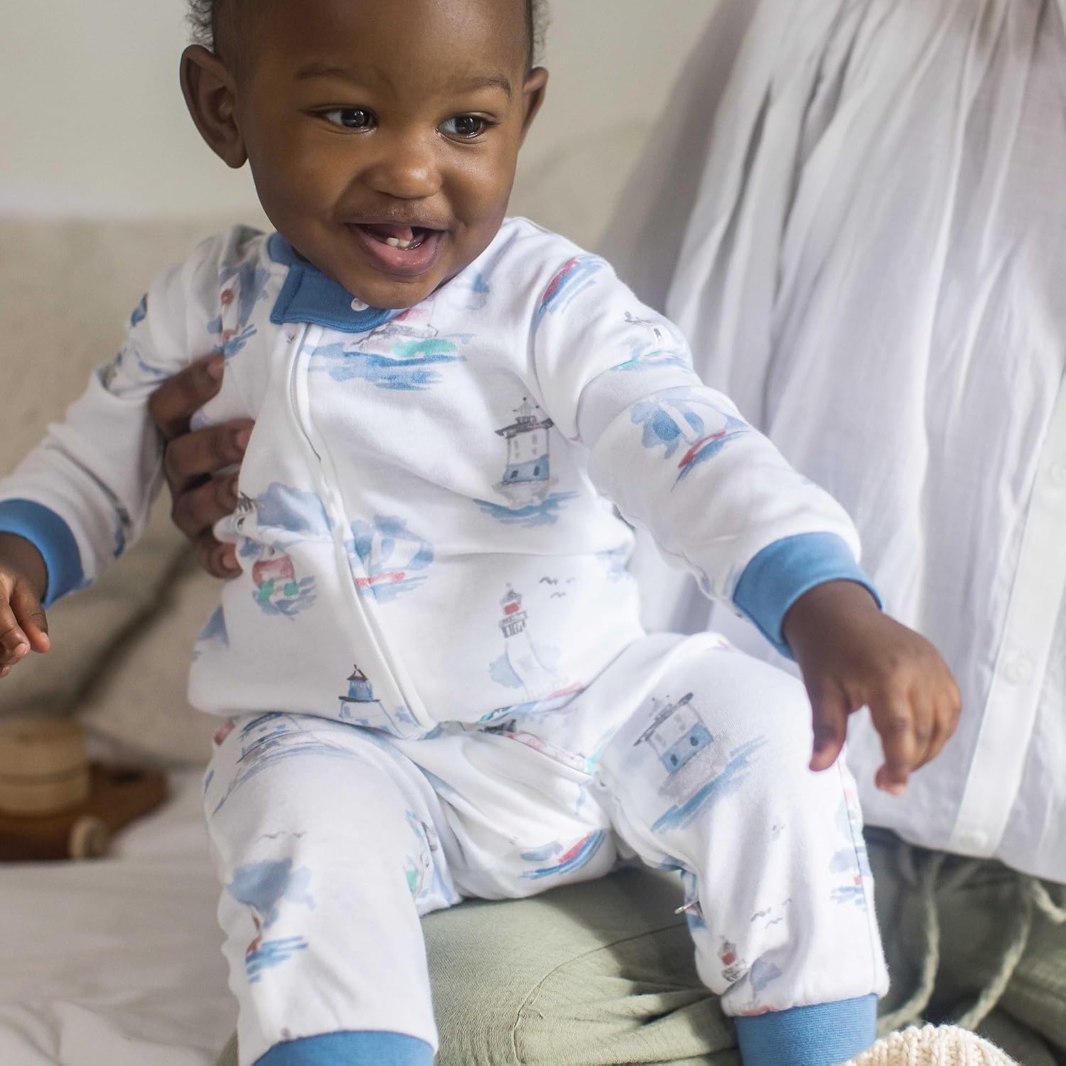 image:imageBurts Bees Baby Unisex Sleep and Play Pajama Footless OnePiece Zipper PJ 100 Organic Cotton Loose Fit Footie PajamasLighthouse Tour