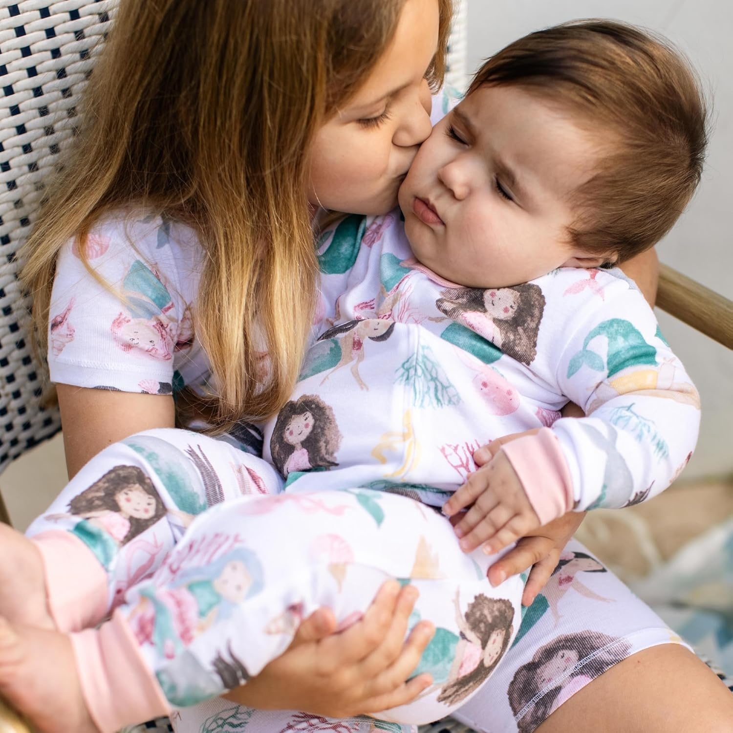 image:imageBurts Bees Baby Unisex Sleep and Play Pajama Footless OnePiece Zipper PJ 100 Organic Cotton Loose Fit Footie PajamasMagical Mermaids
