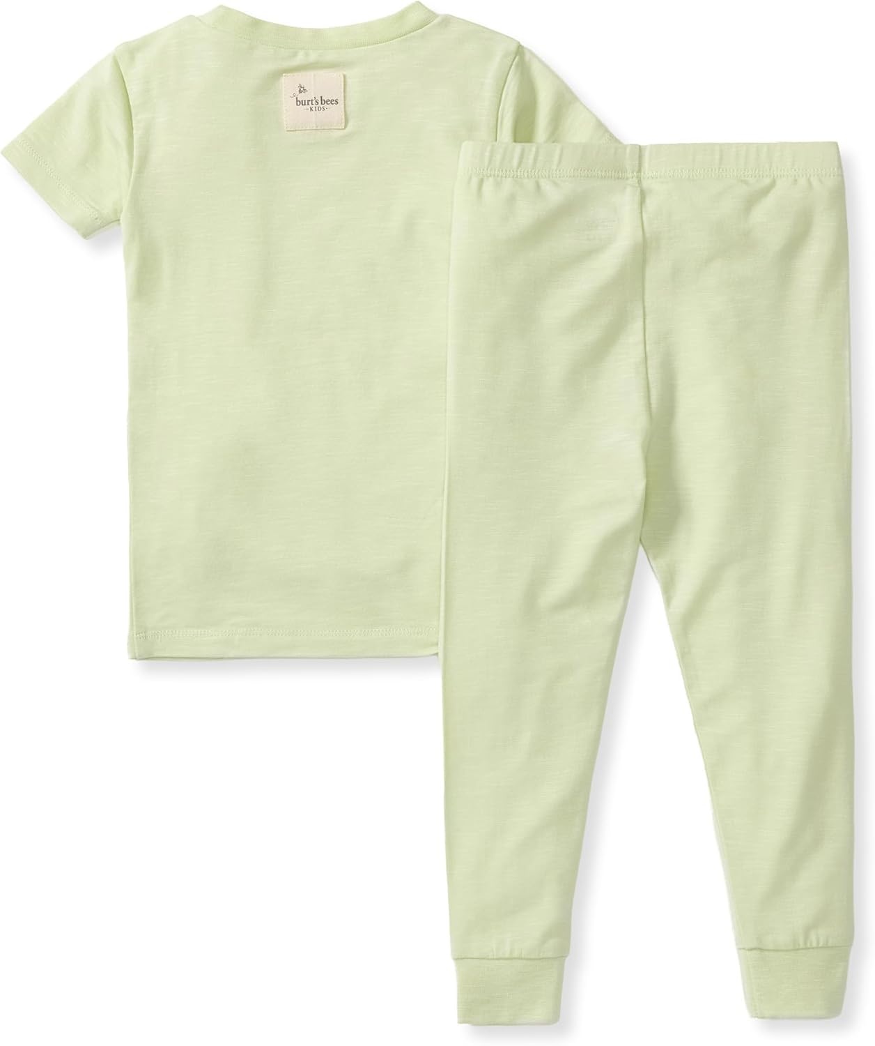 image:imageBurts Bees Baby UnisexBaby Honeysoft Lyocell Pajamas Tee and Pant 2piece PJ Set Snug Fit PJs Sizes 12M12YSea Green