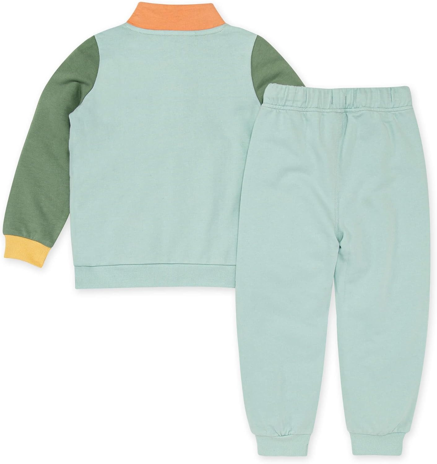 image:imageBurts Bees Baby babyboys Shirt and Pant Set Long Sleeve Top amp Bottom Outfit Bundle 100 Organic CottonColor Blocked