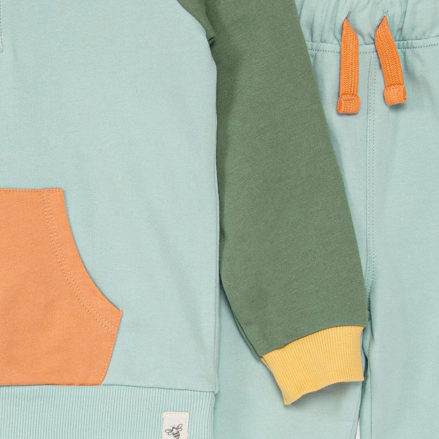 image:imageBurts Bees Baby babyboys Shirt and Pant Set Long Sleeve Top amp Bottom Outfit Bundle 100 Organic CottonColor Blocked
