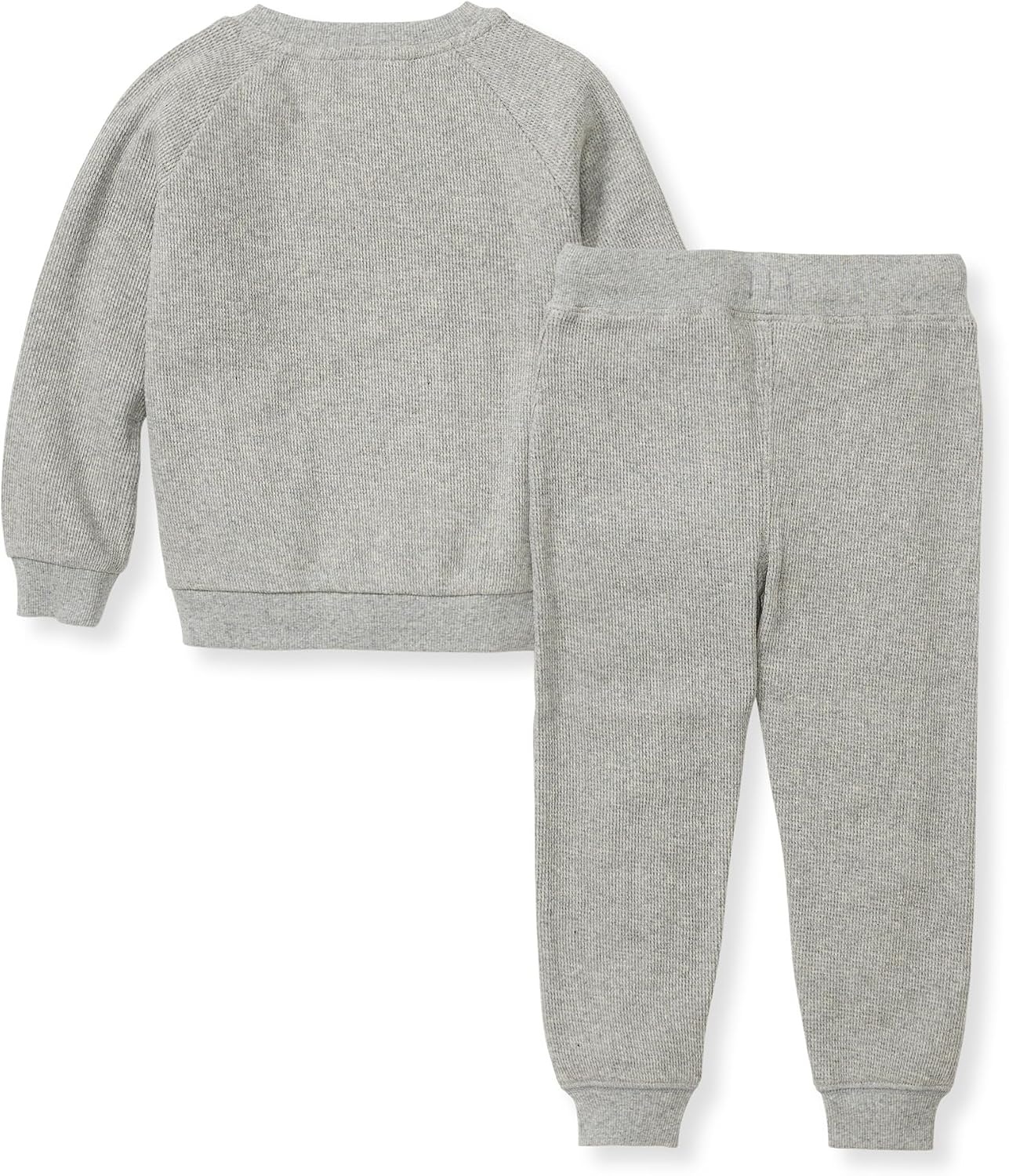 image:imageBurts Bees Baby babyboys Shirt and Pant Set Long Sleeve Top amp Bottom Outfit Bundle 100 Organic CottonHeather Grey Thermal