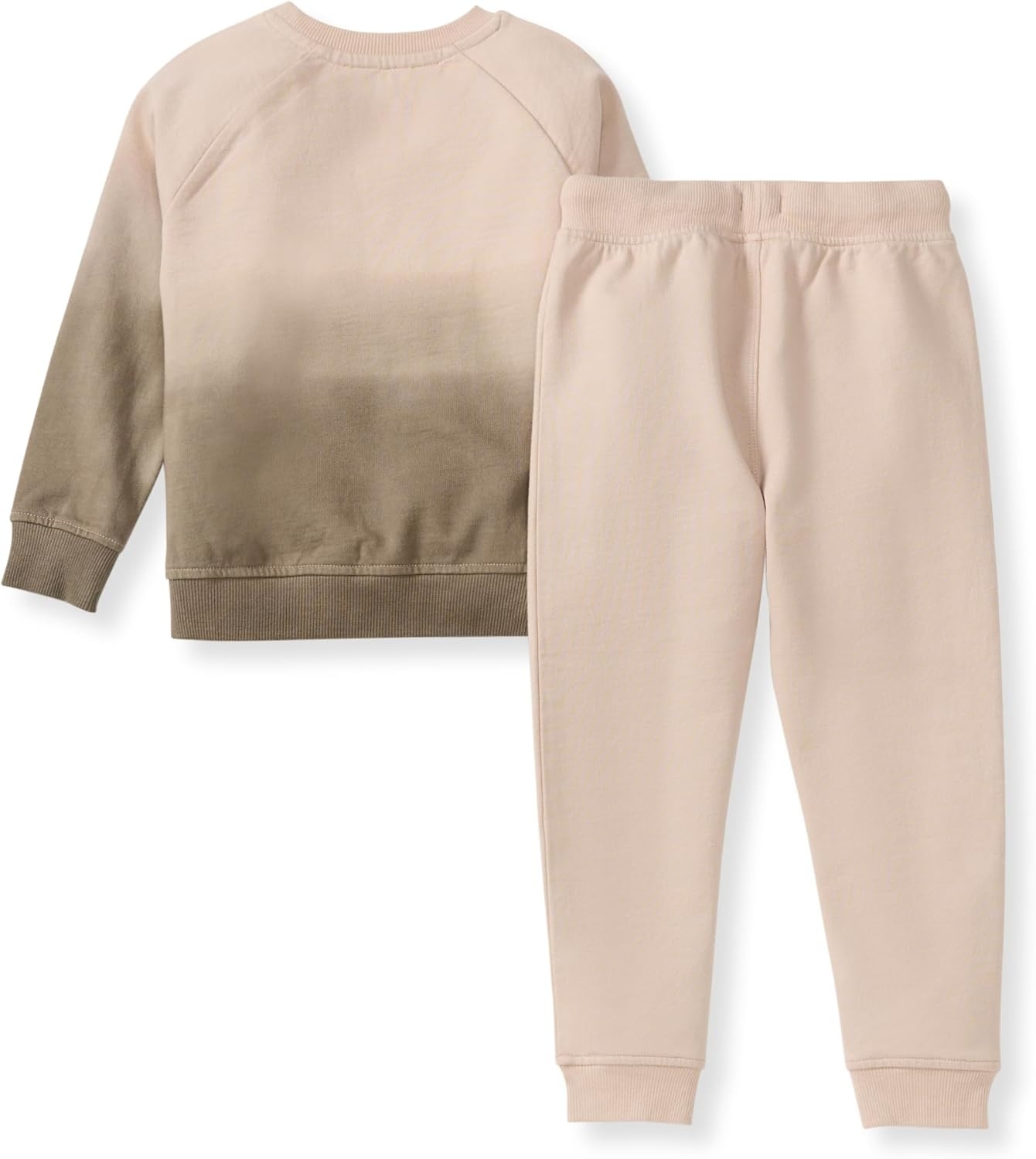 image:imageBurts Bees Baby babyboys Shirt and Pant Set Long Sleeve Top amp Bottom Outfit Bundle 100 Organic CottonSoft Mocha Dip Dye