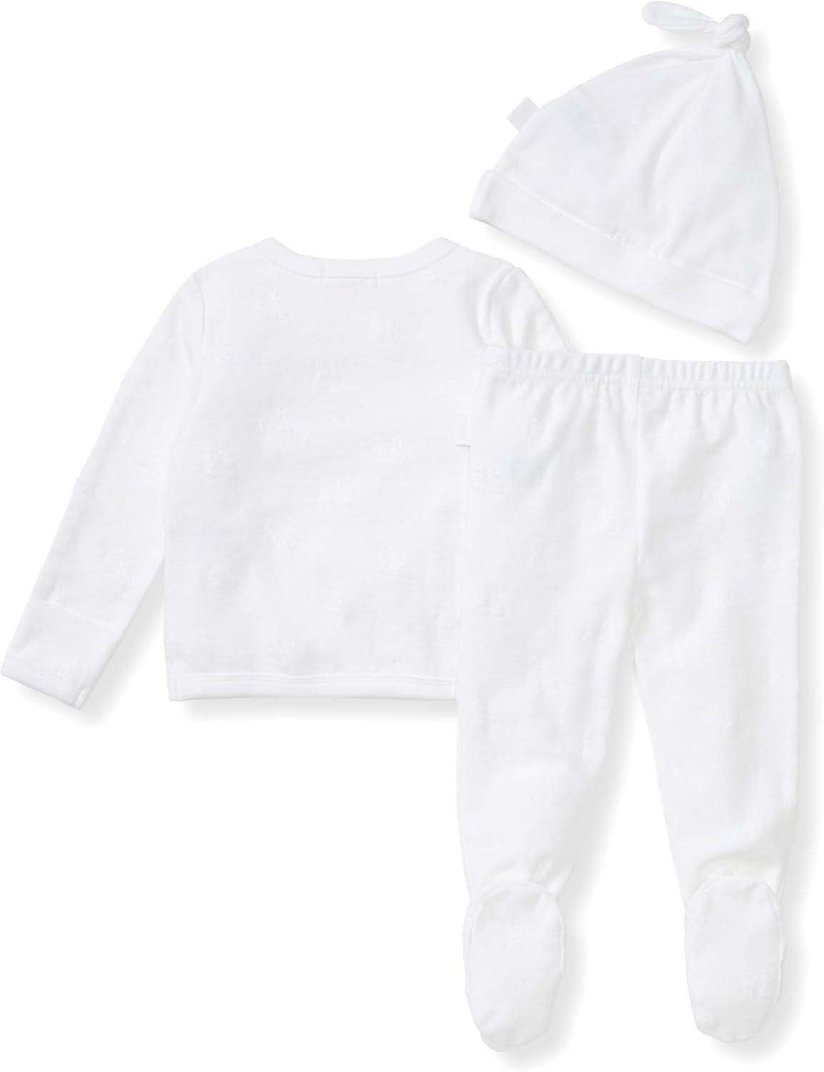 image:imageBurts Bees Baby babygirls Unisex Baby Take Me Home Set 3piece Top Pant and Hat BundleCloud Raised Terry Bee
