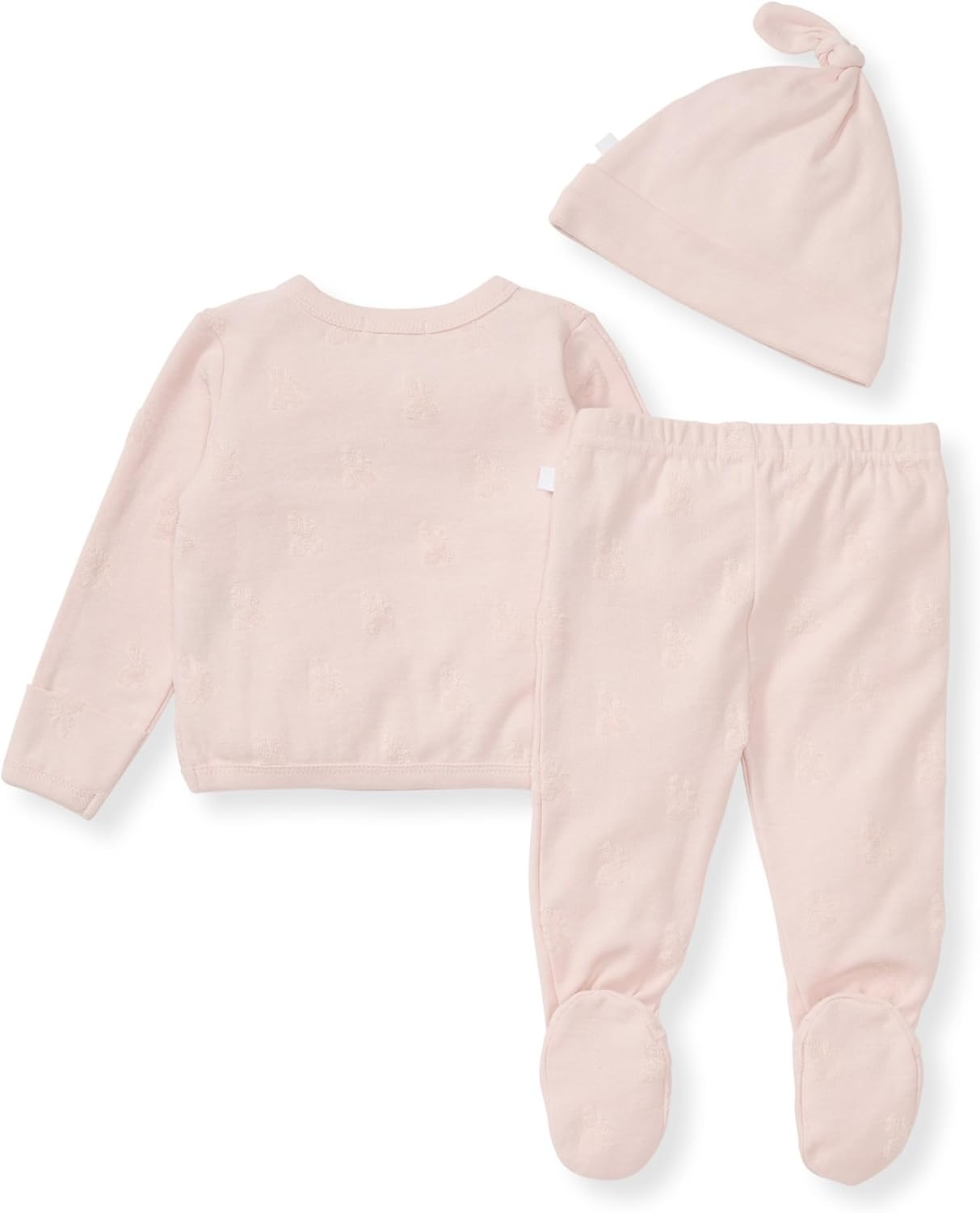 image:imageBurts Bees Baby babygirls Unisex Baby Take Me Home Set 3piece Top Pant and Hat BundlePink Raised Terry Bee