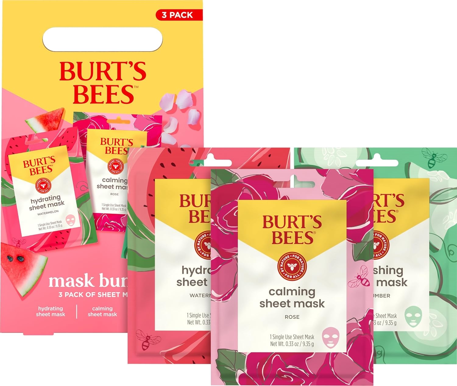 image:imageBurts Bees Mama Gift Set Includes Lip Balm Leg and Foot Cream and Belly Butter Natural Origin Skin Care 015 oz338 oz65 ozFace Mask Set