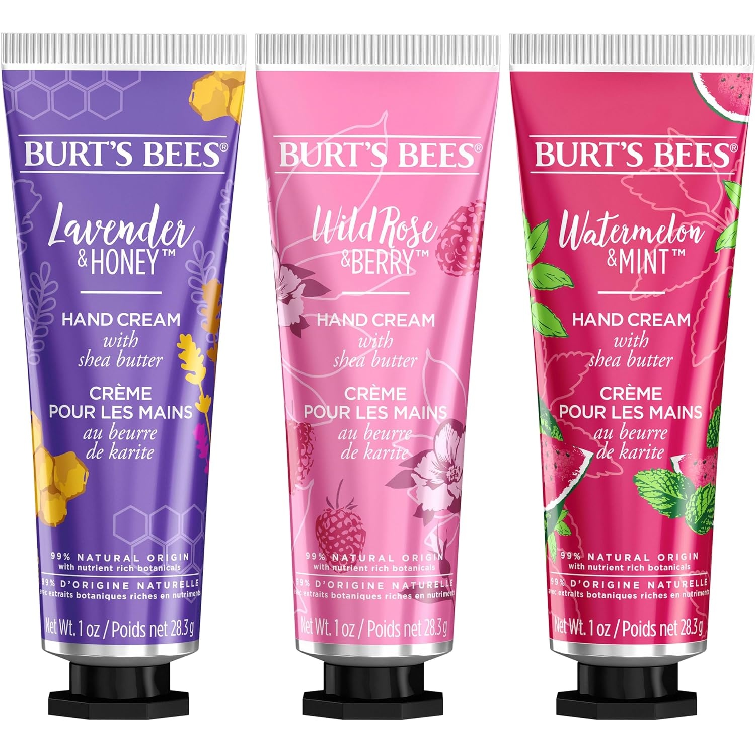 image:imageBurts Bees Mama Gift Set Includes Lip Balm Leg and Foot Cream and Belly Butter Natural Origin Skin Care 015 oz338 oz65 ozHand Cream Trio Set