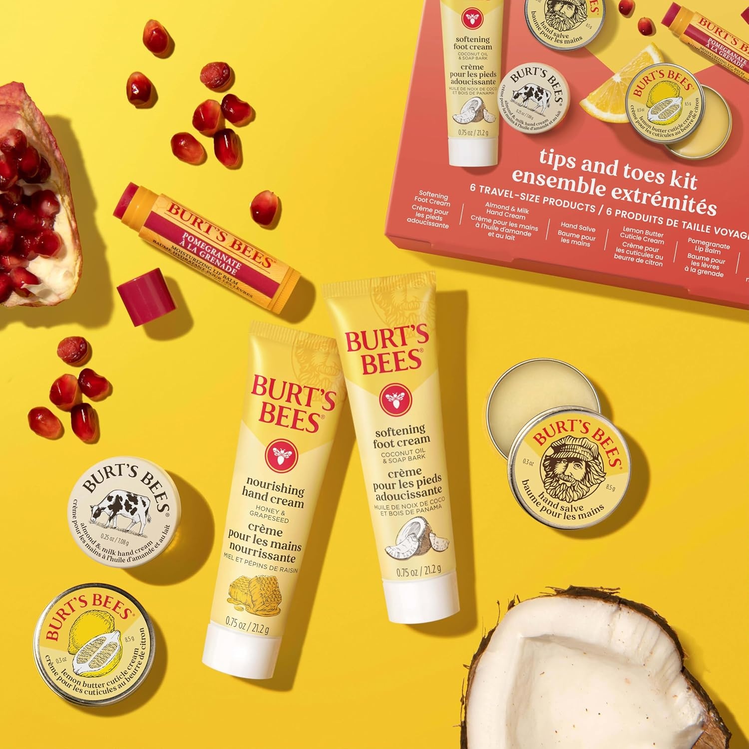 image:imageBurts Bees Mama Gift Set Includes Lip Balm Leg and Foot Cream and Belly Butter Natural Origin Skin Care 015 oz338 oz65 ozTips Toes Set
