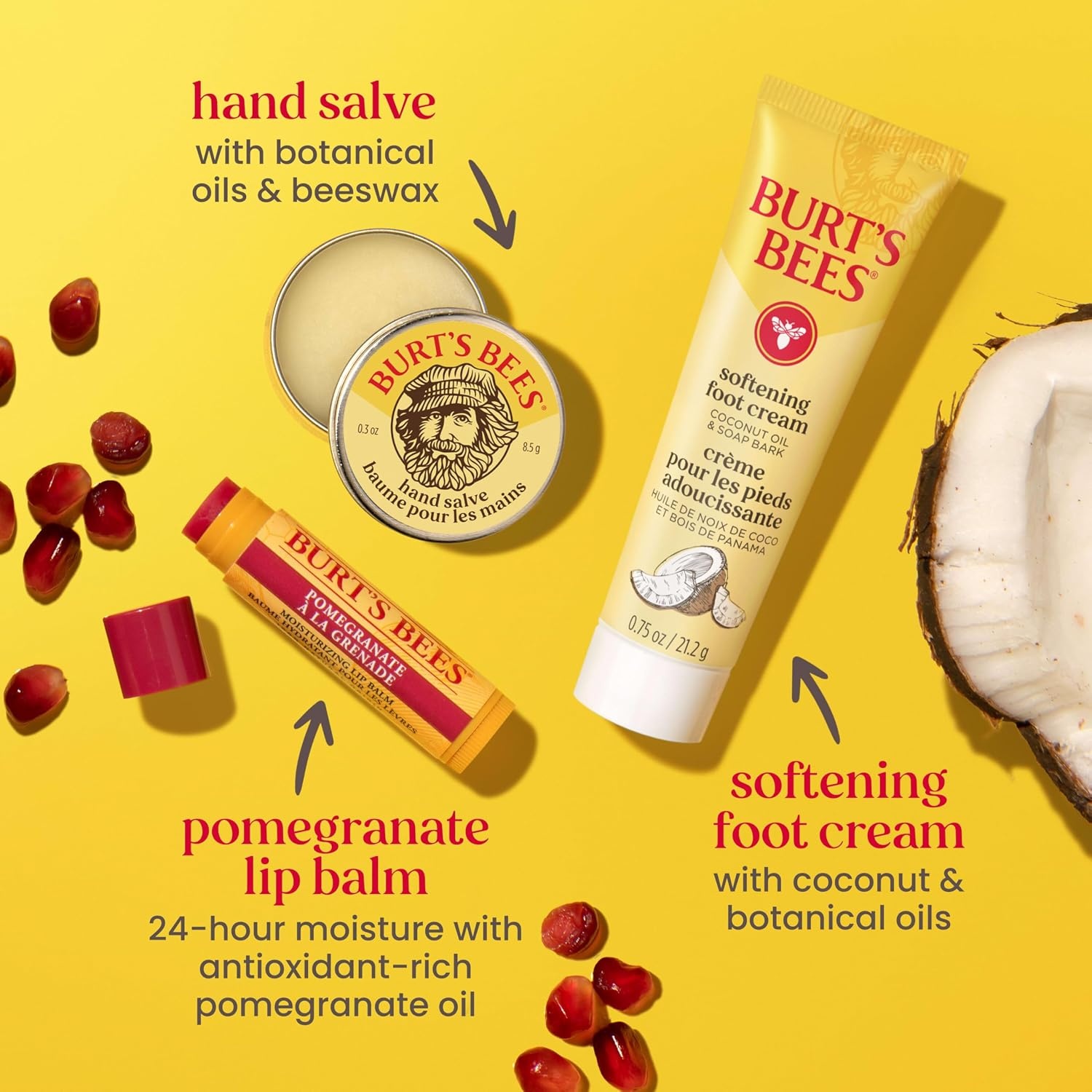 image:imageBurts Bees Mama Gift Set Includes Lip Balm Leg and Foot Cream and Belly Butter Natural Origin Skin Care 015 oz338 oz65 ozTips Toes Set