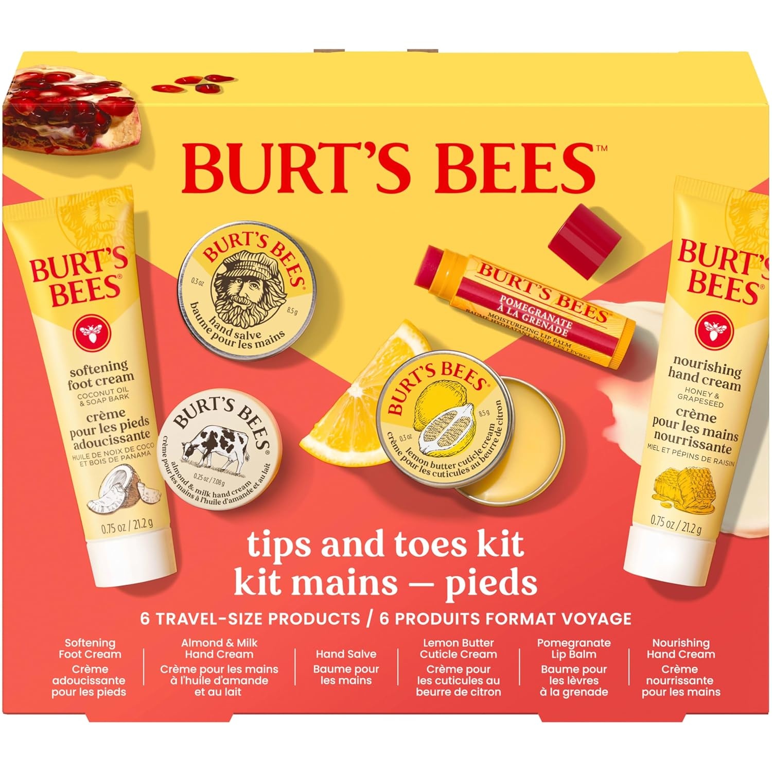 image:imageBurts Bees Mama Gift Set Includes Lip Balm Leg and Foot Cream and Belly Butter Natural Origin Skin Care 015 oz338 oz65 ozTips Toes Set