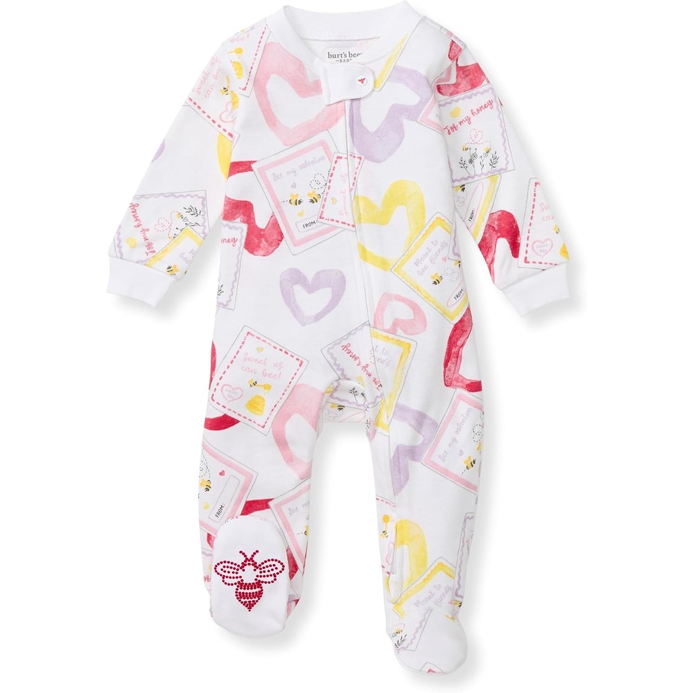 image:imageBurts Bees Baby Boys Footless Pajamas Sleep and Play Loose Fit 100 Organic Cotton Soft Onepiece PJsBee Mine