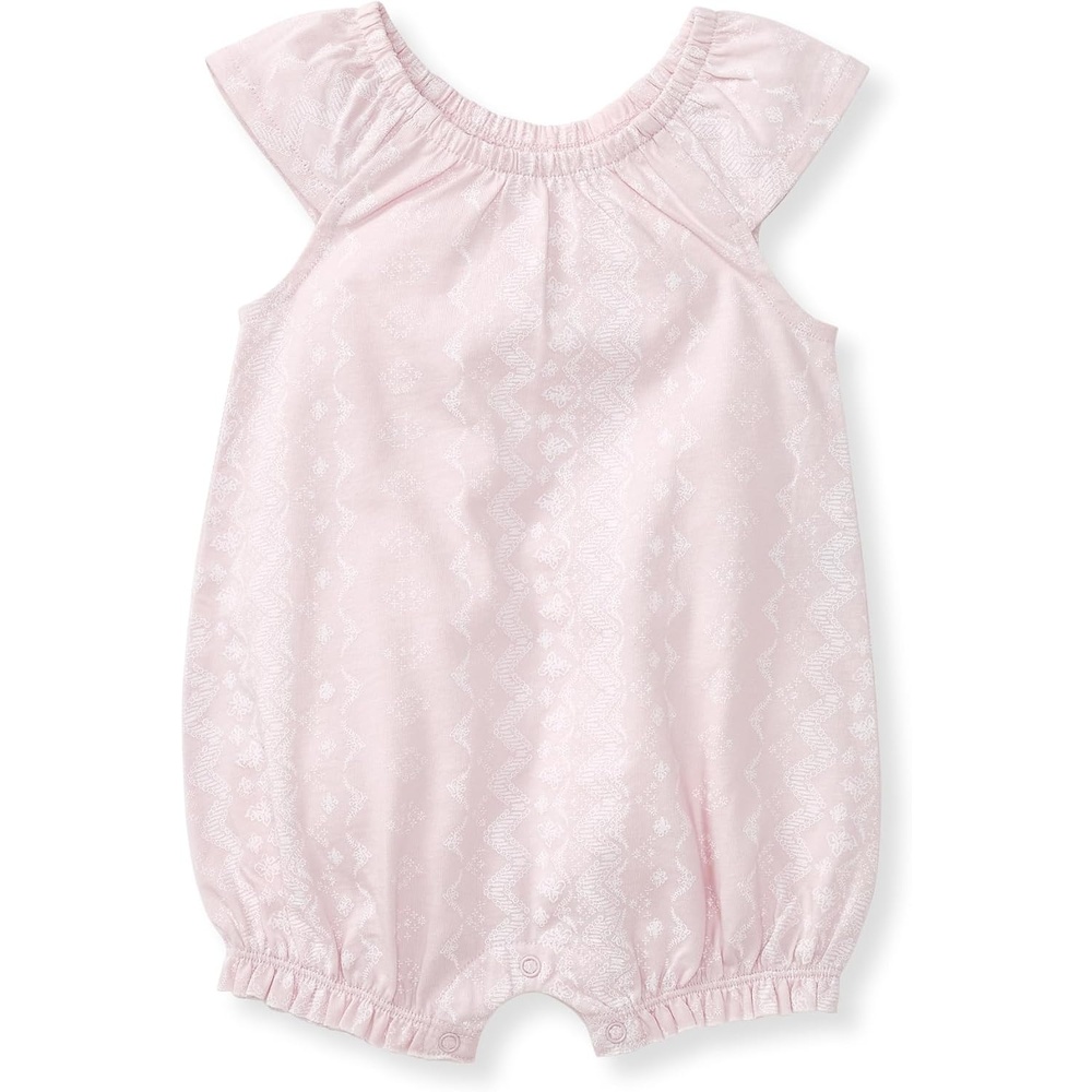 image:imageBurts Bees Baby Girls Bubble Romper 100 Organic Cotton Onepiece Shortall and Layette Girl OutfitBrave Bandana