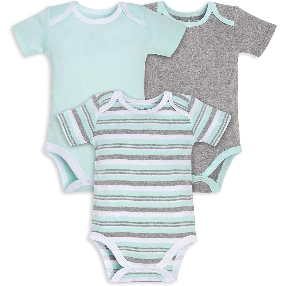 image:imageBurts Bees Baby Girls Long Sleeve Jumpsuit 100 Organic Cotton OnePiece Outfit CoverallBlossom Quilted