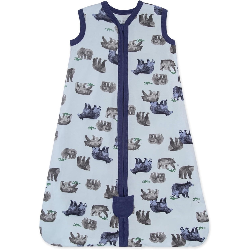 image:imageBurts Bees Baby Infant Wearable Blanket Organic Cotton Unisex Beekeeper  Light Weight 05 TOG or Medium Weight 15 TOGFriendly Bears